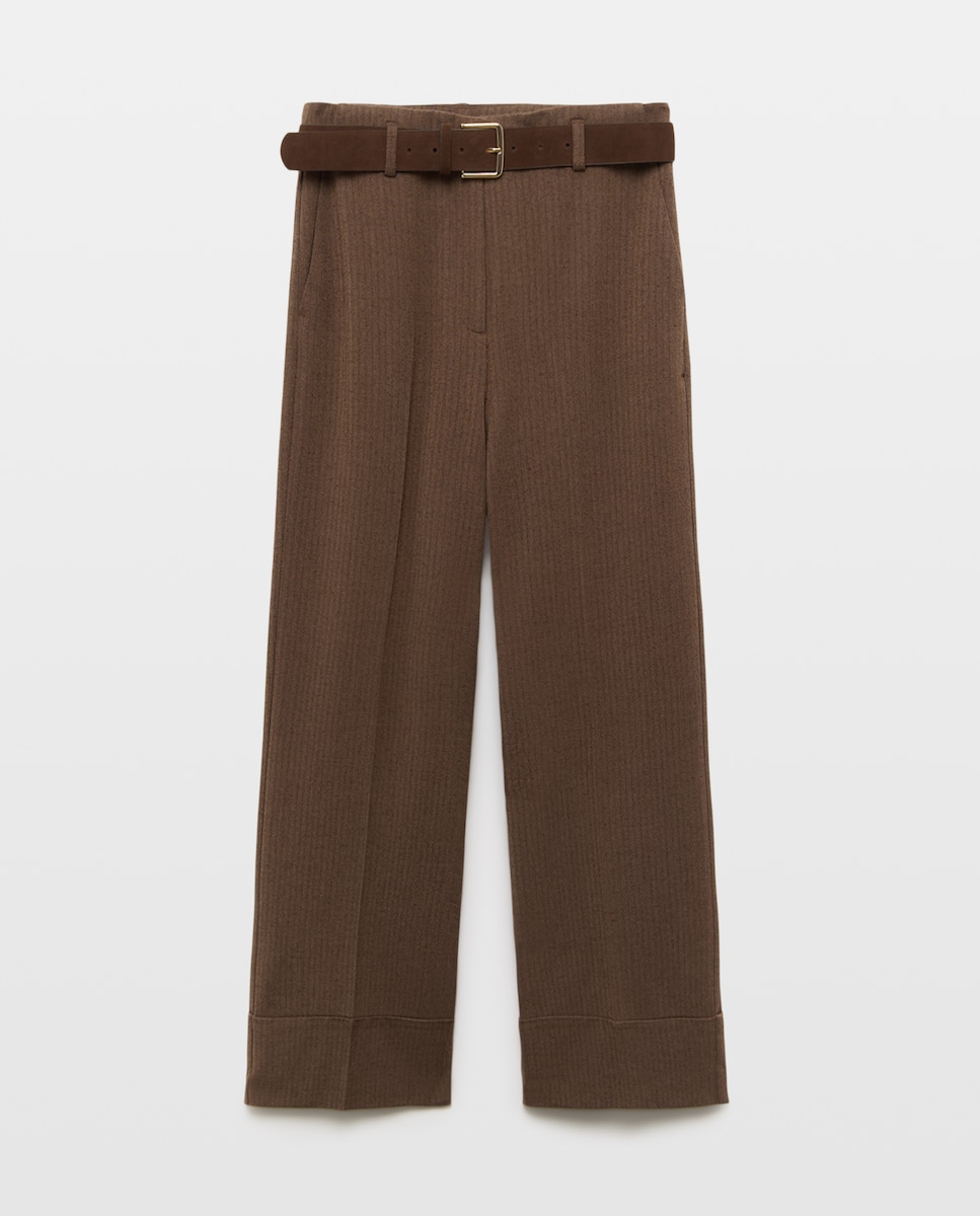 Imagen 0 de Pantalón de mujer culotte cinturón 820 Gris medio