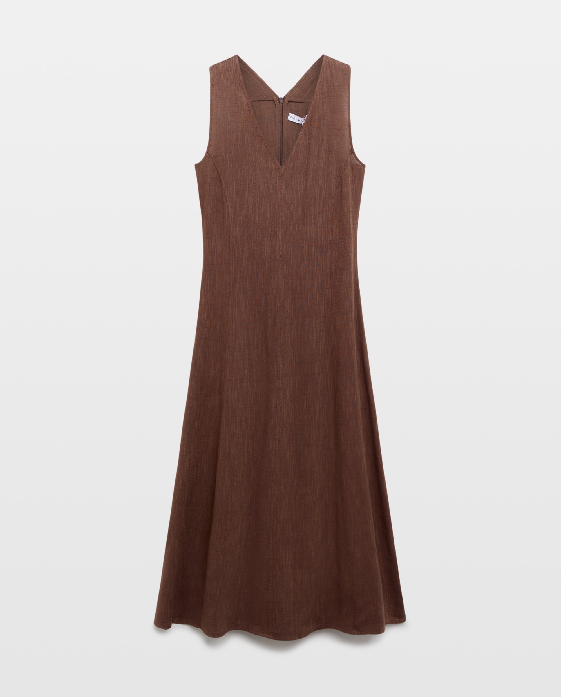 Easy Wear - Vestido largo con escote de pico.