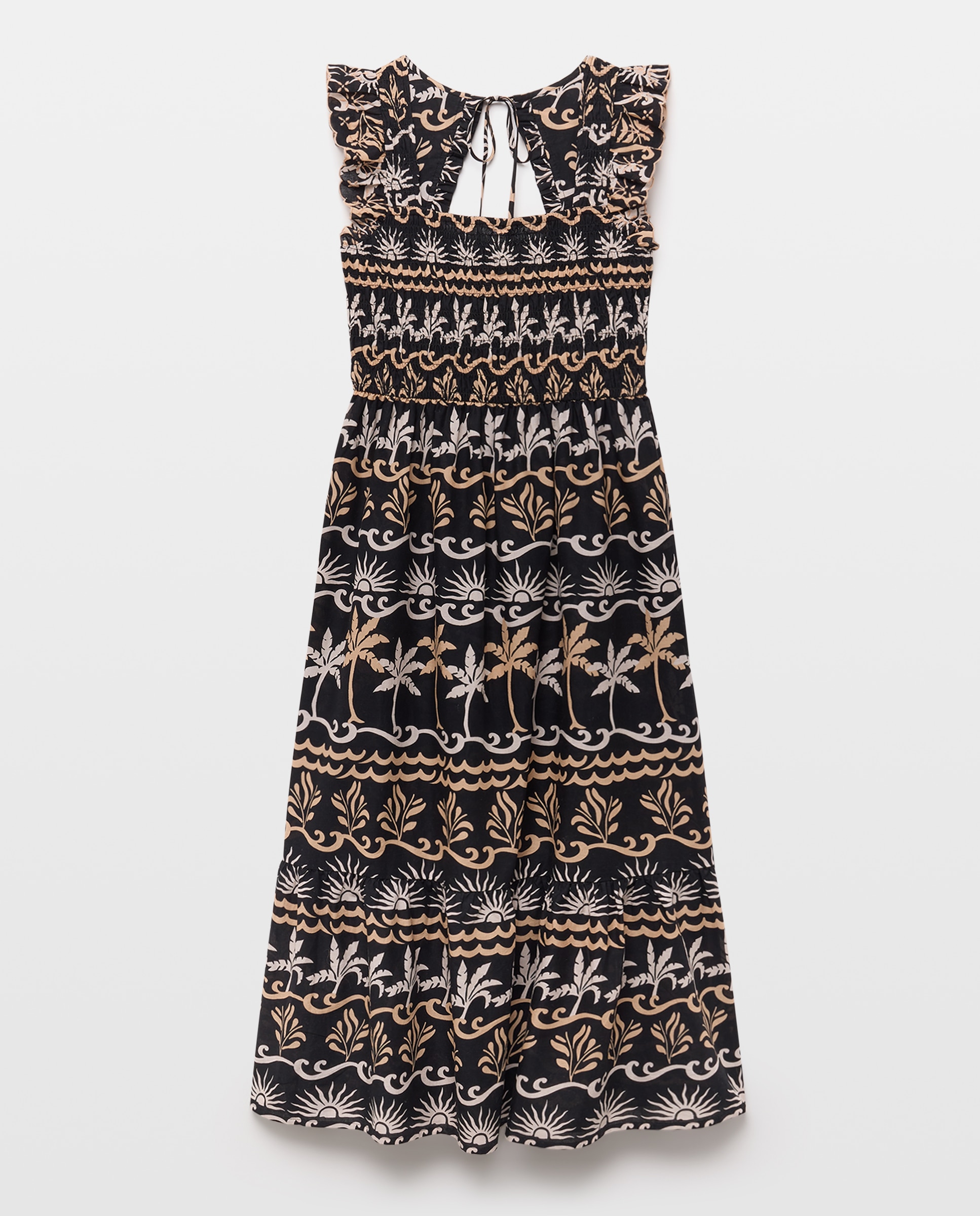 Vestido largo nido de abeja - Easy Wear - Gris Gris-4