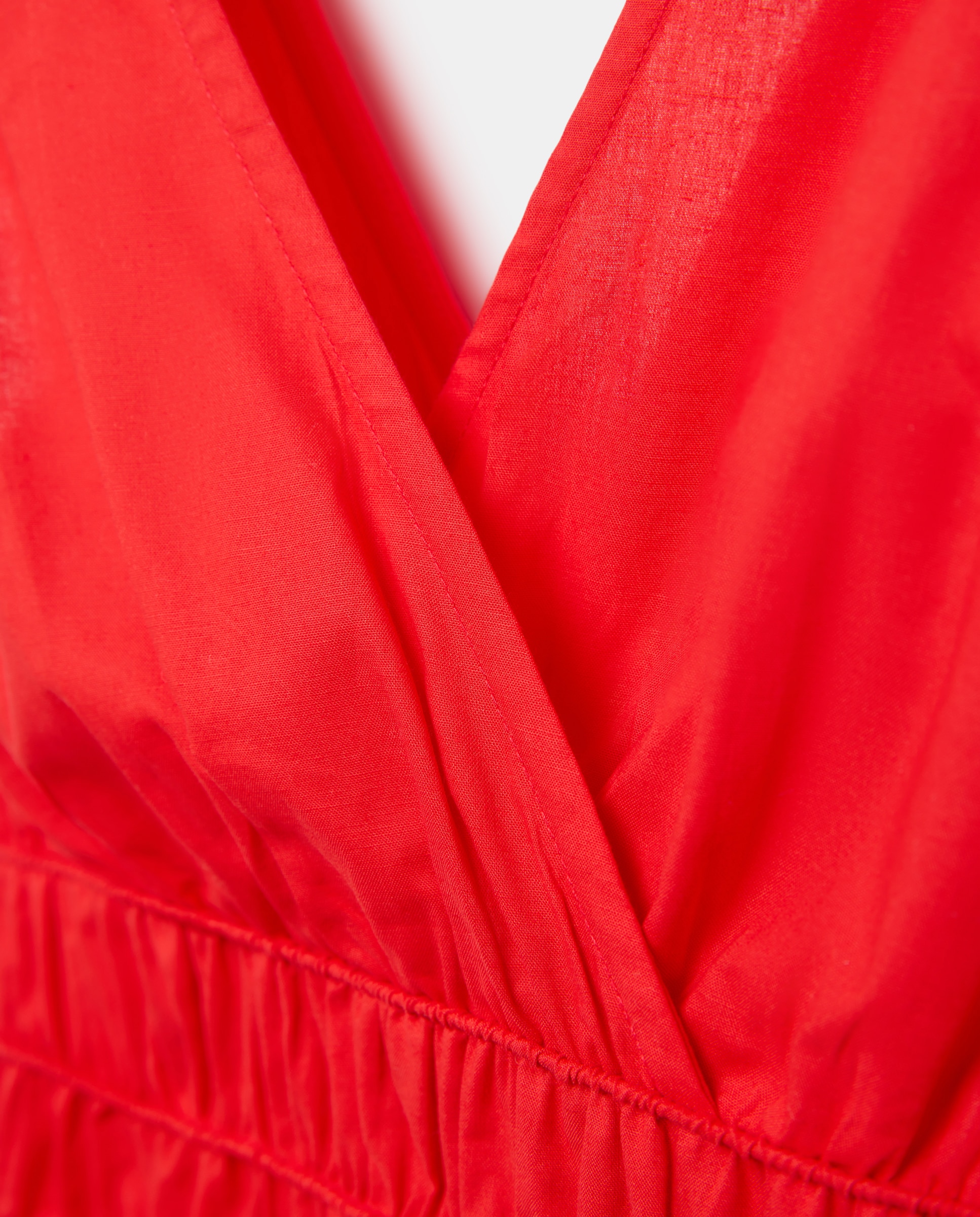 Vestido largo liso de mujer - Easy Wear - 600 Rojo 600 Rojo-6