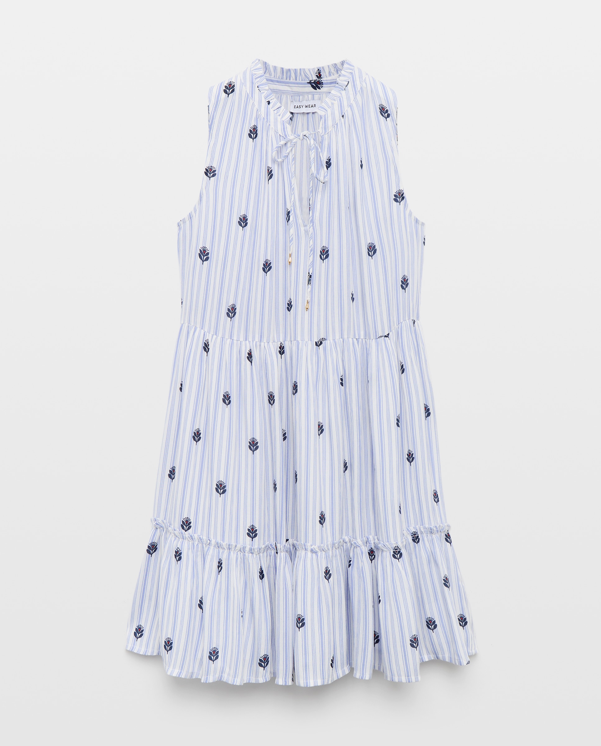 Easy Wear - Vestido de mujer corto con paneles..