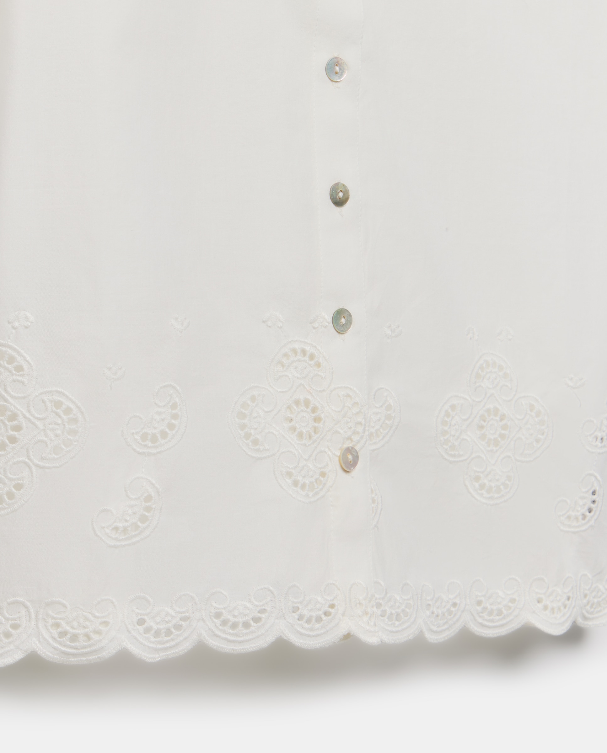 Camisa de popelina Branco-2