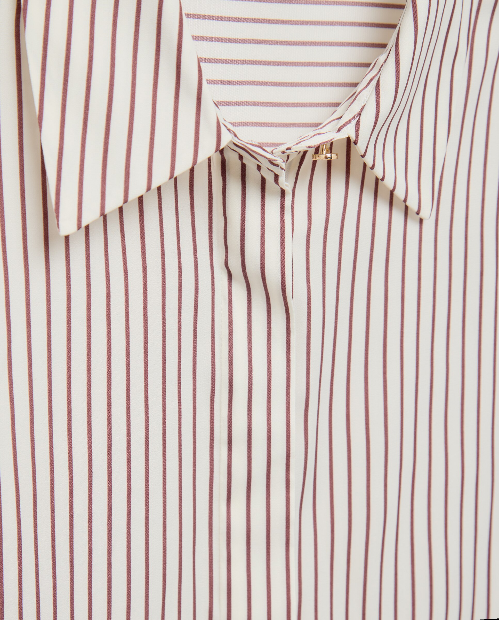 Camisa de mujer satinada - Easy Wear - Rojo Rojo-5