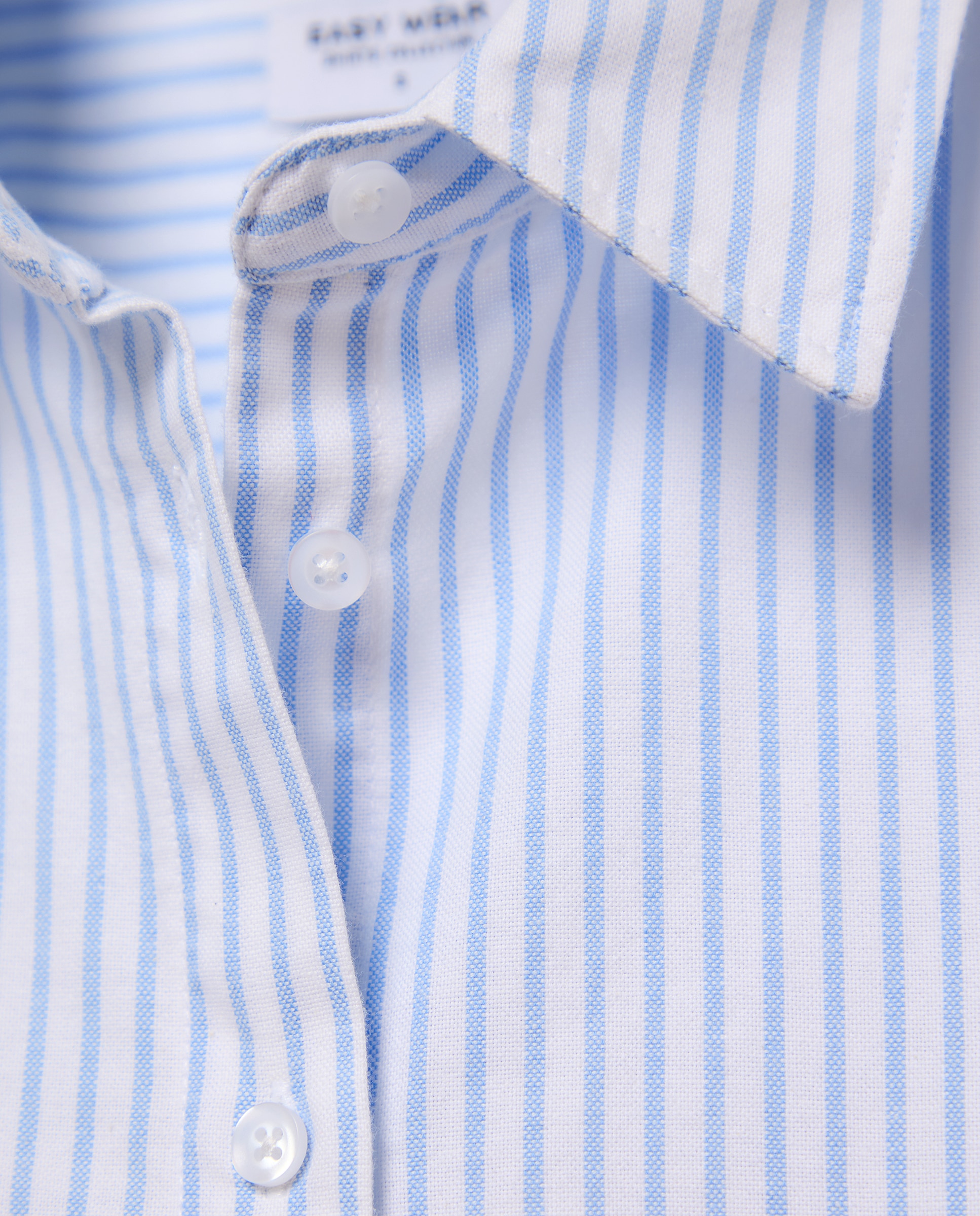 Camisa Oxford estampada de mujer - Easy Wear - Azul Azul-5