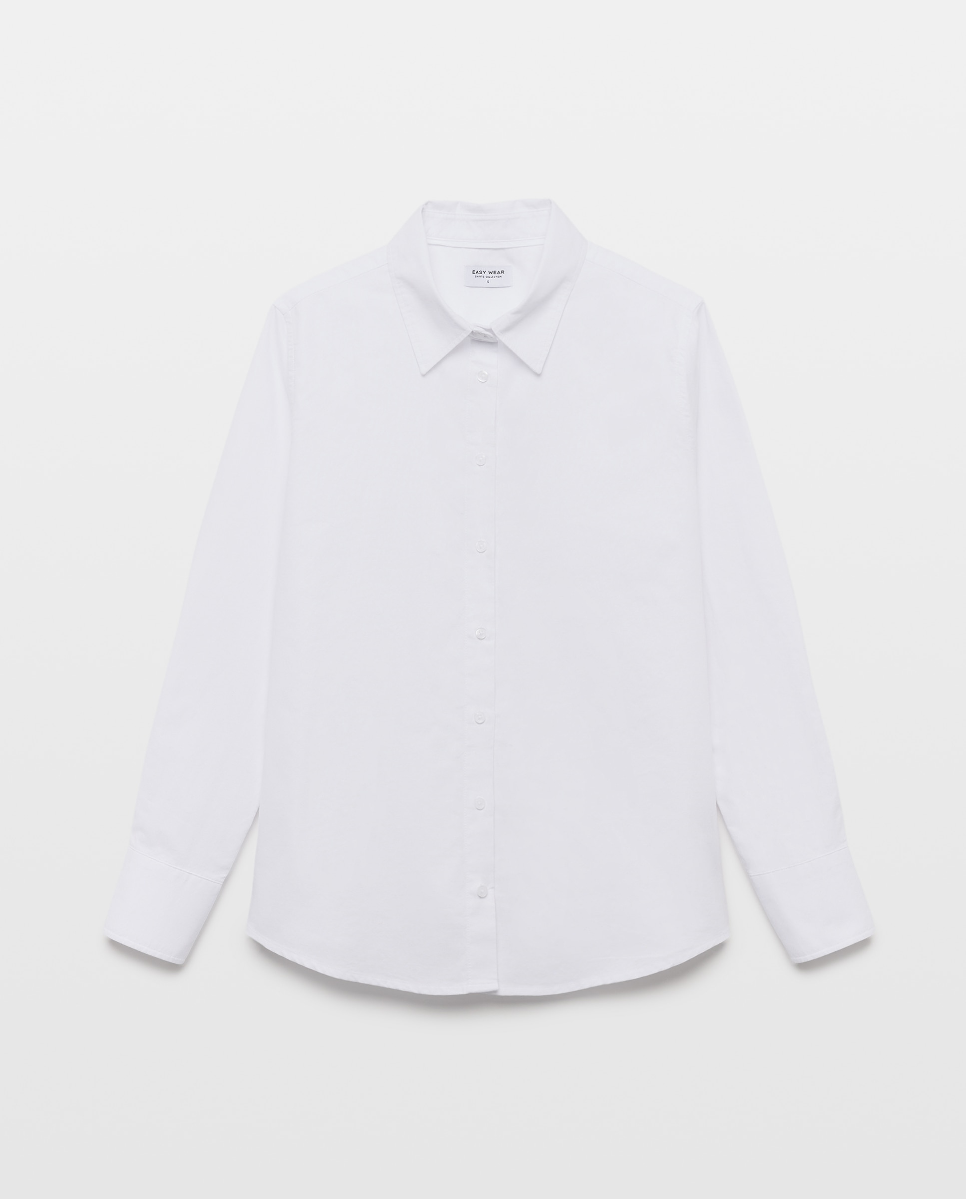 Imagen 4 de Camisa Oxford estampada de mujer - Easy Wear - Blanco Blanco