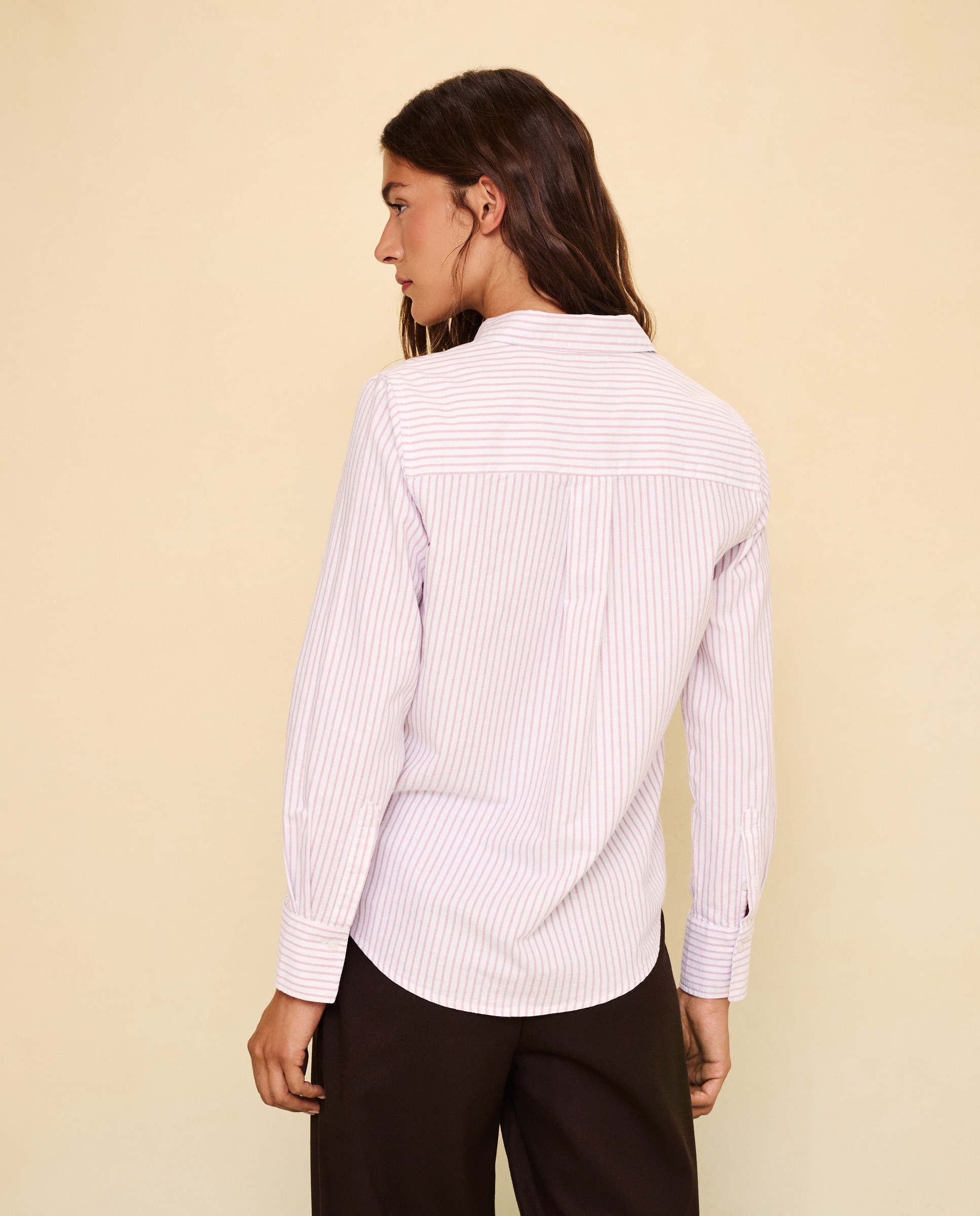 Imagen 3 de Camisa Oxford estampada de mujer - Easy Wear - Rosa Rosa