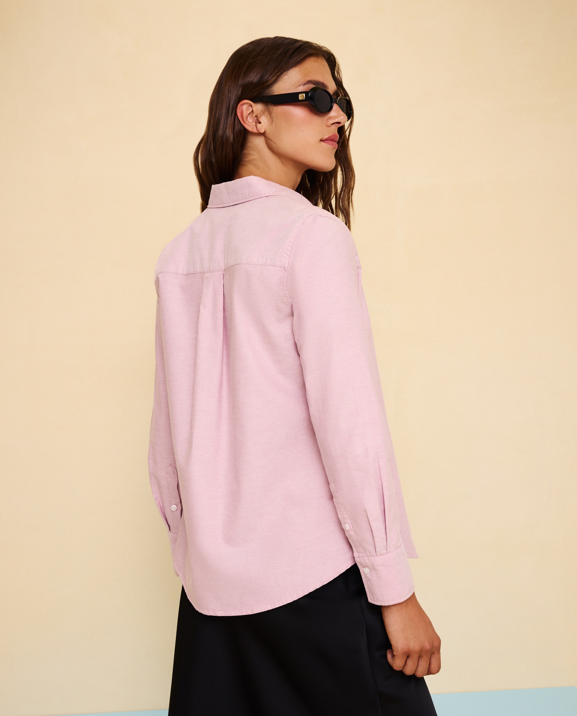 Imagen 3 de Camisa Oxford estampada de mujer - Easy Wear - 282 Malva 282 Malva