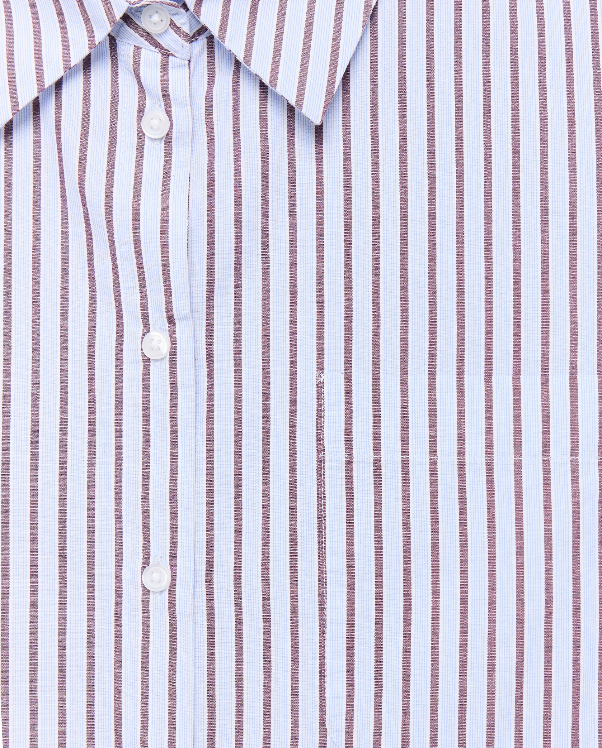Camisa oversize lisa de mujer - Easy Wear - Azul marino Azul marino-5