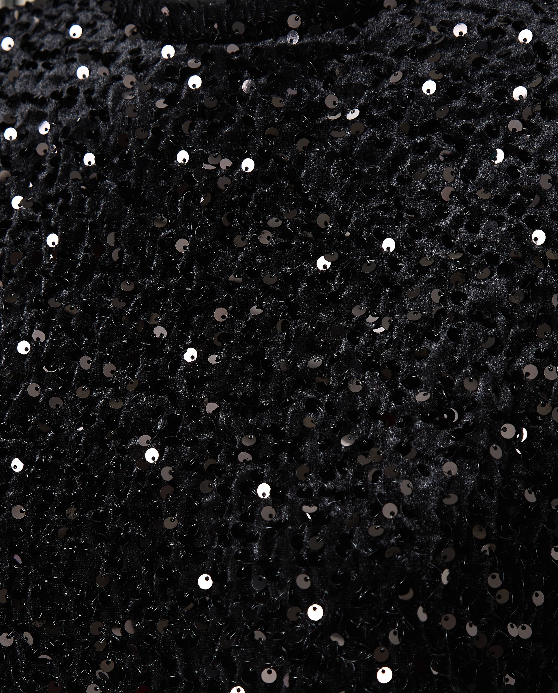 Top de mulher com lantejoulas Preto-6