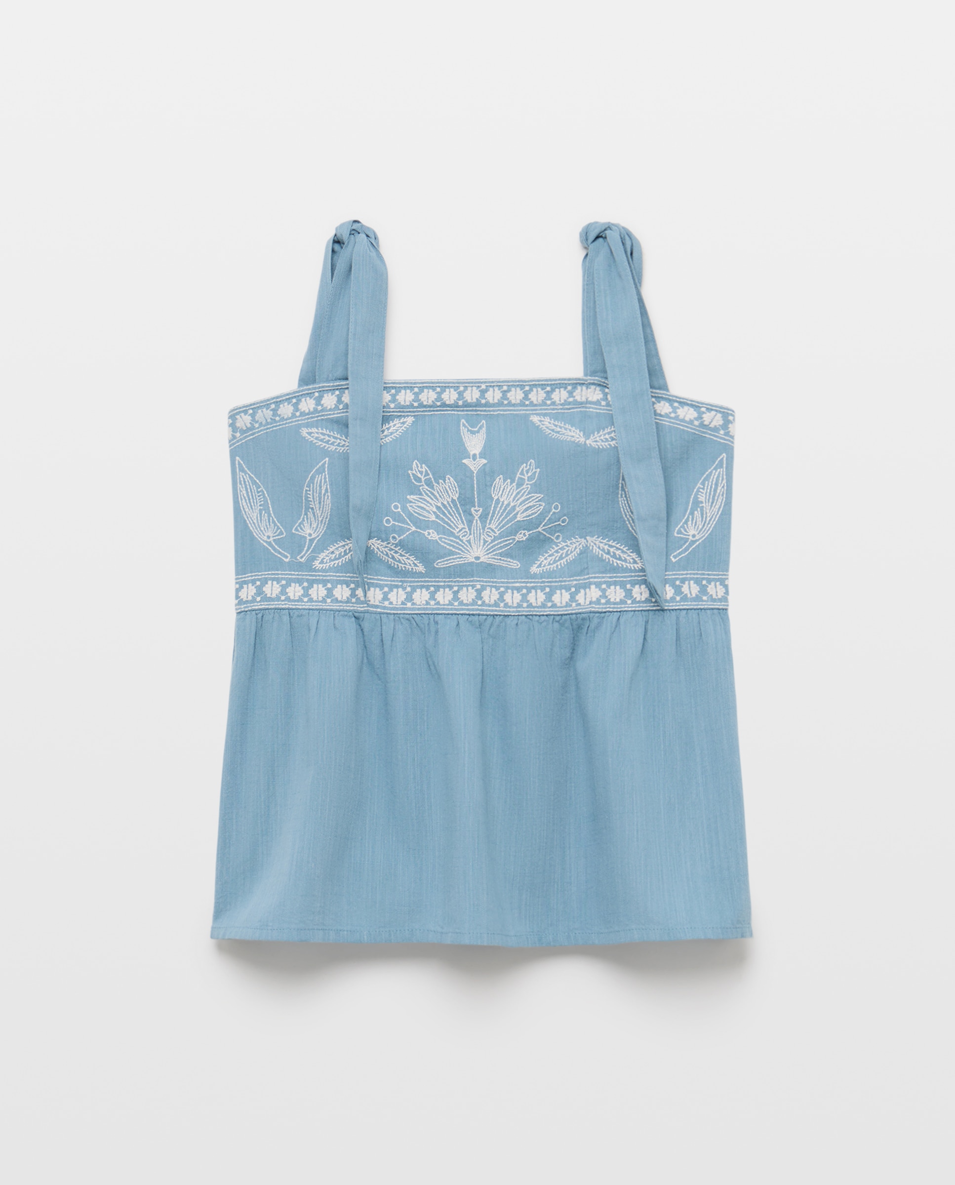 Top de mujer bordado - Easy Wear - 471 Índigo 471 Índigo-4