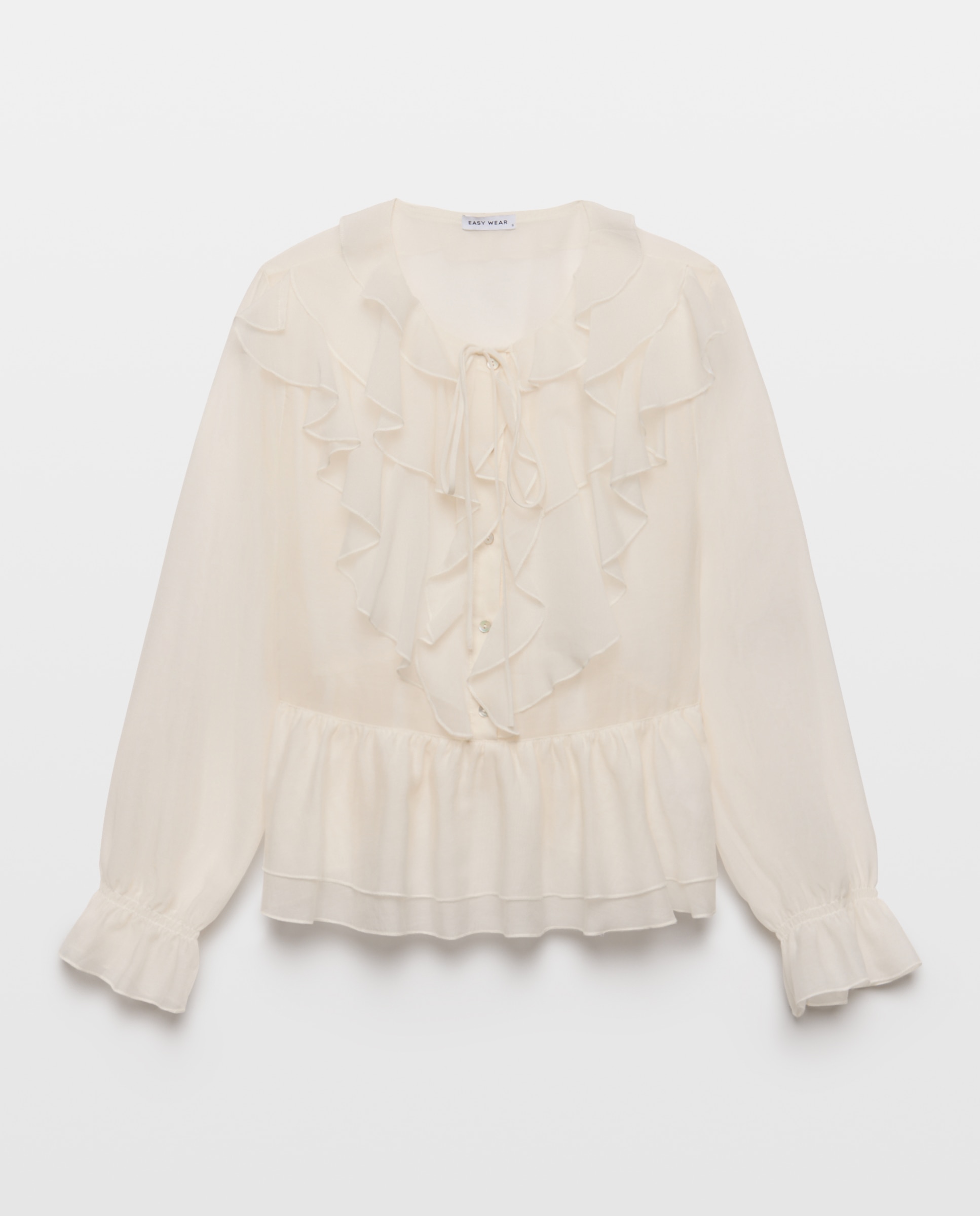 Top de mujer peplum - Easy Wear - 120 Crudo 120 Crudo-4
