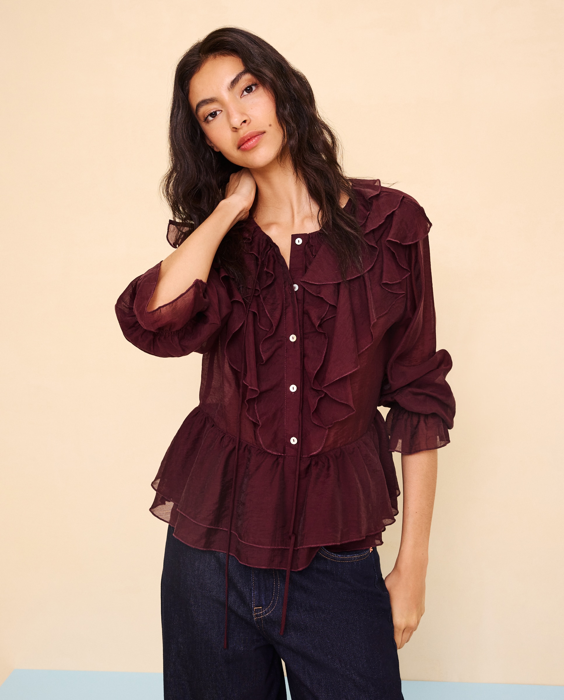 Imagem 0 de Top com Peplum