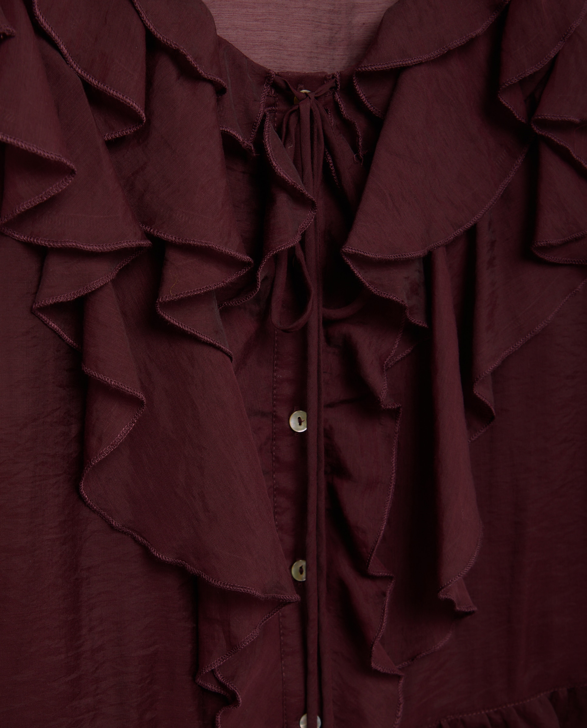 Top com Peplum Bordeaux-5