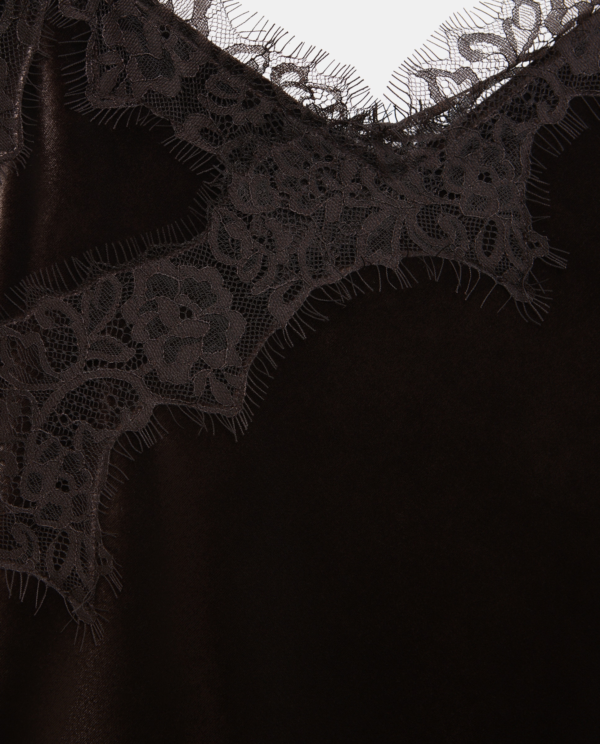 Imagen 5 de Top lencero terciopelo - Easy Wear - Chocolate Chocolate