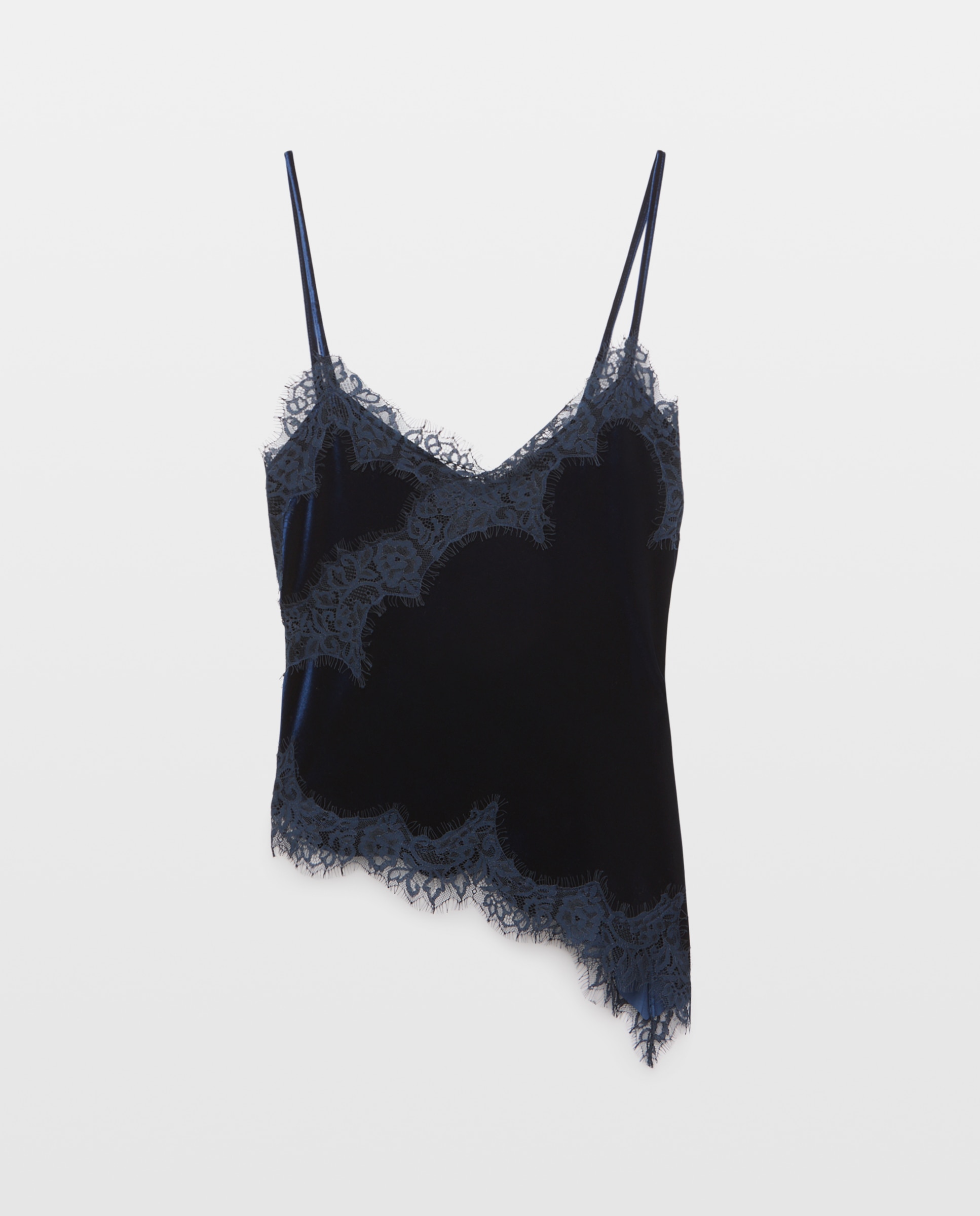 Imagen 4 de Top lencero terciopelo - Easy Wear - Azul marino Azul marino