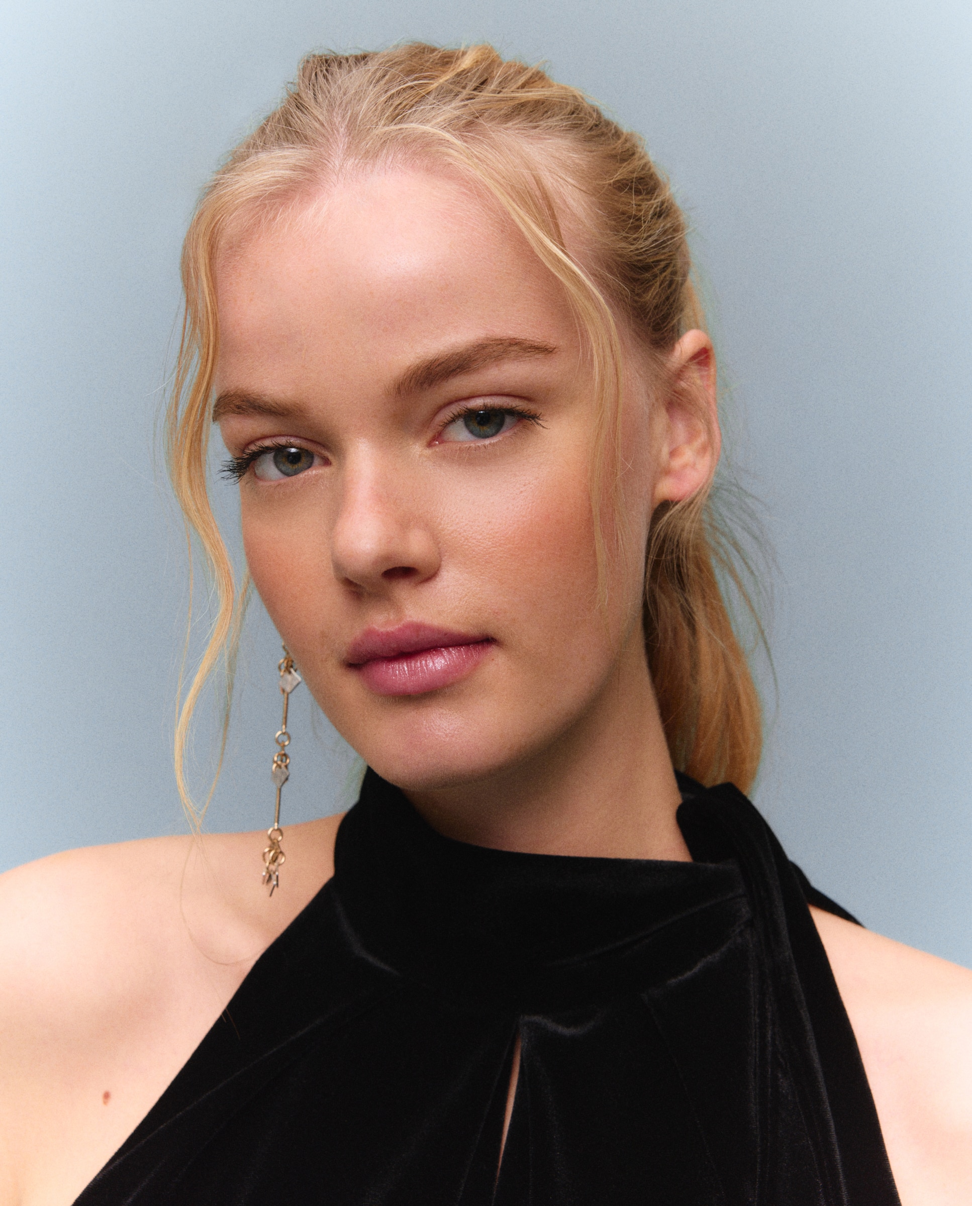 Imagen 4 de Top globo terciopelo - Easy Wear - Negro Negro