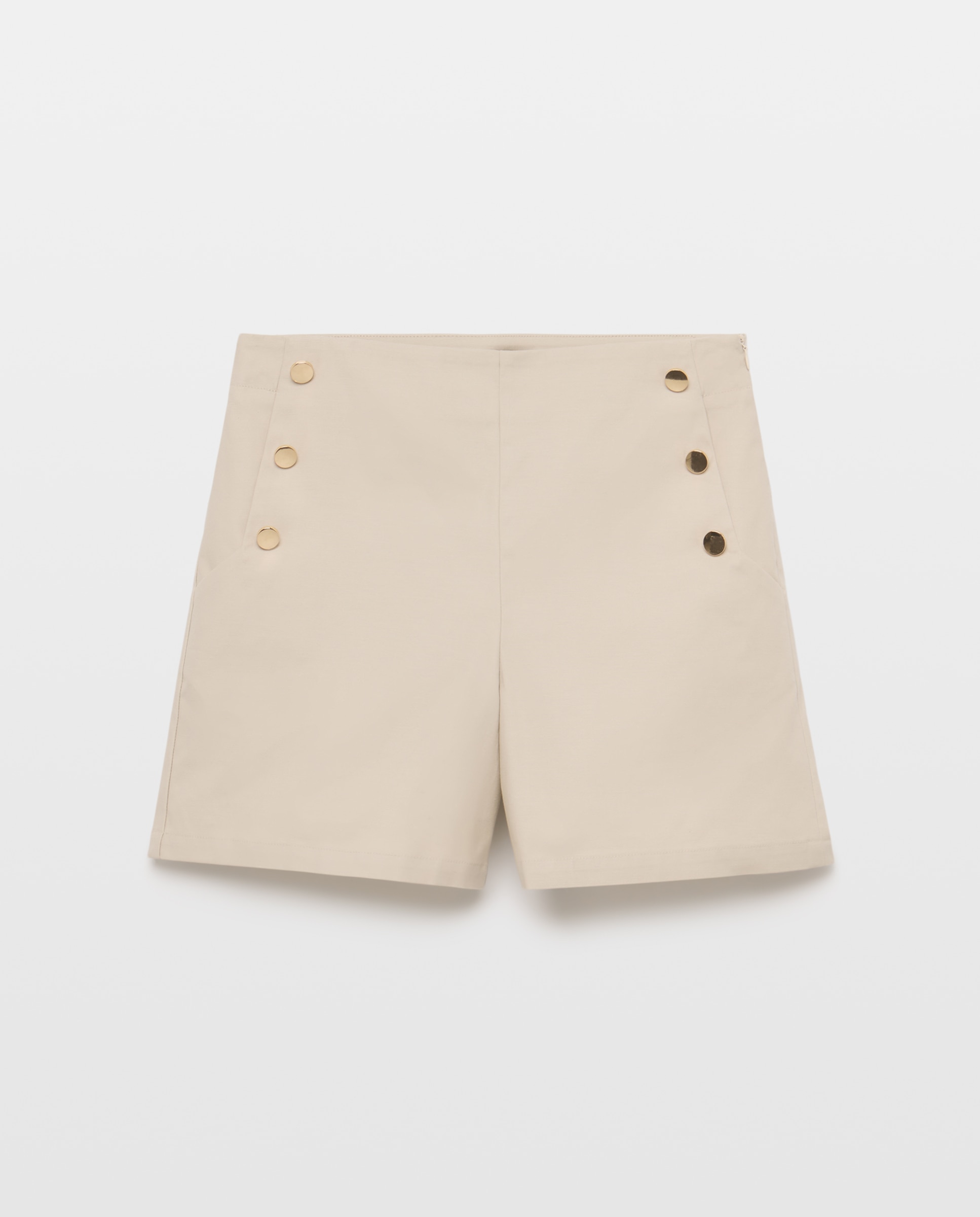 Easy Wear - Bermuda de mujer botones dorados.