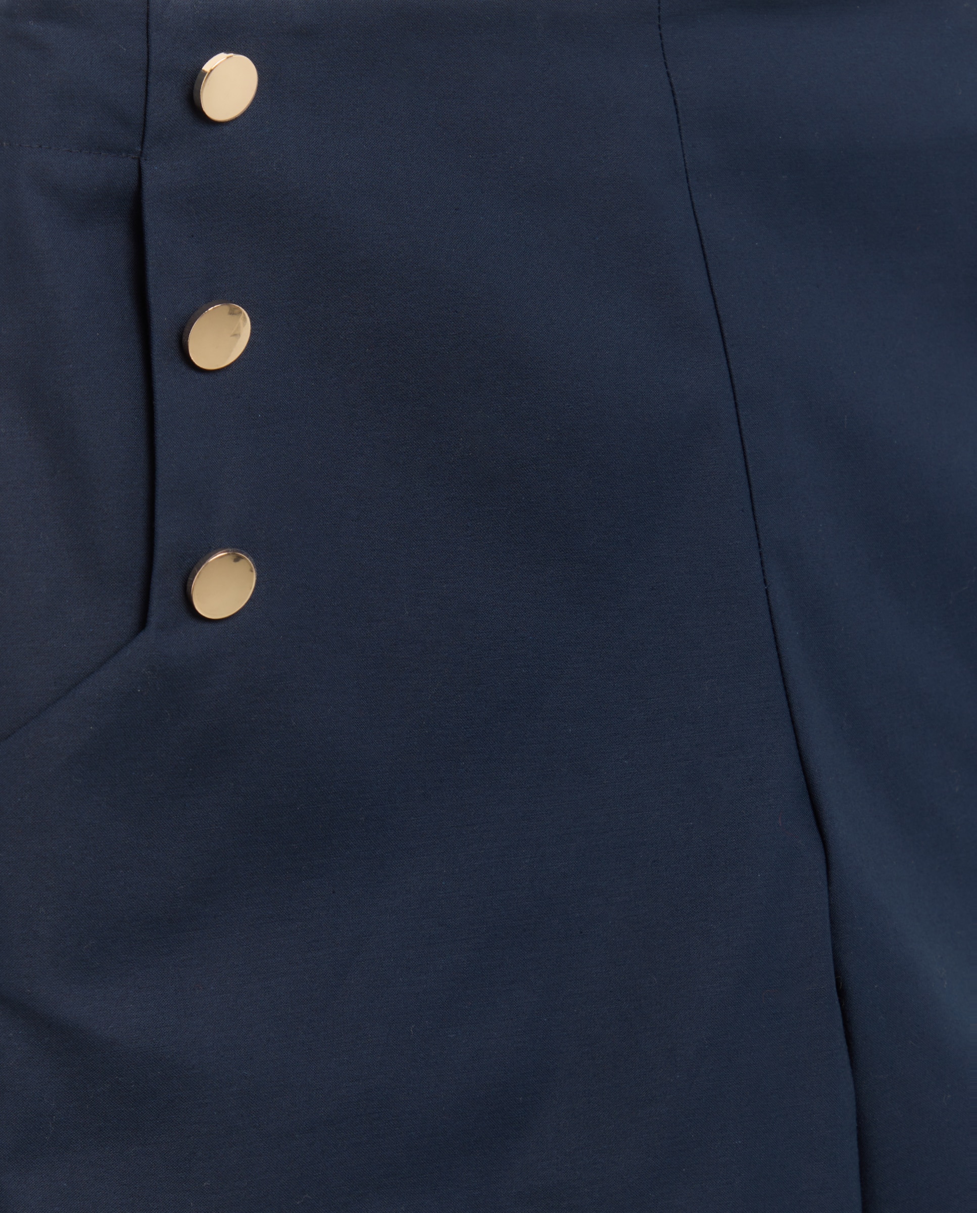 Bermuda de mujer botones dorados - Easy Wear - Azul marino Azul marino-5