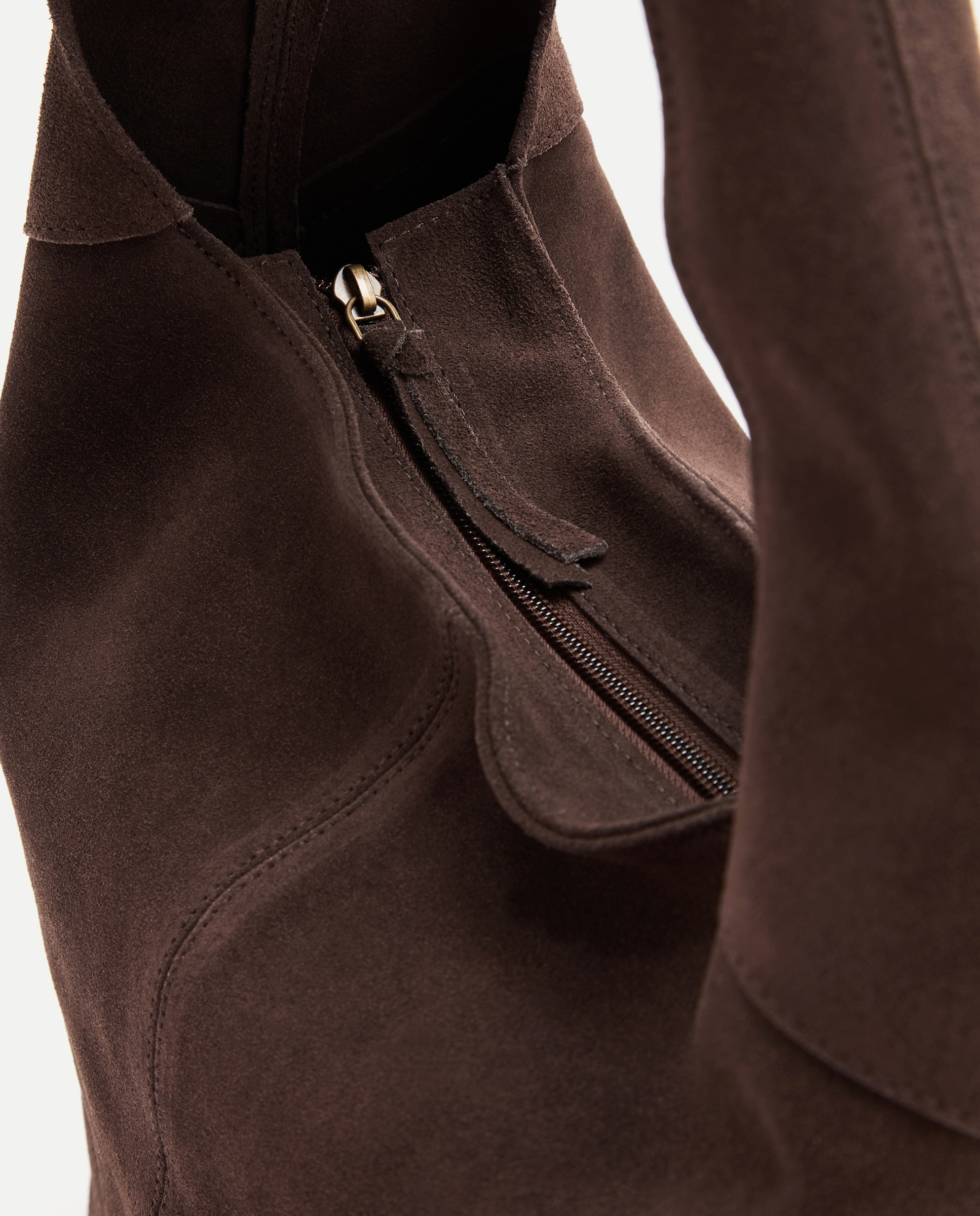 Mala Hobo com Fecho de Correr e em Pele Chocolate-3