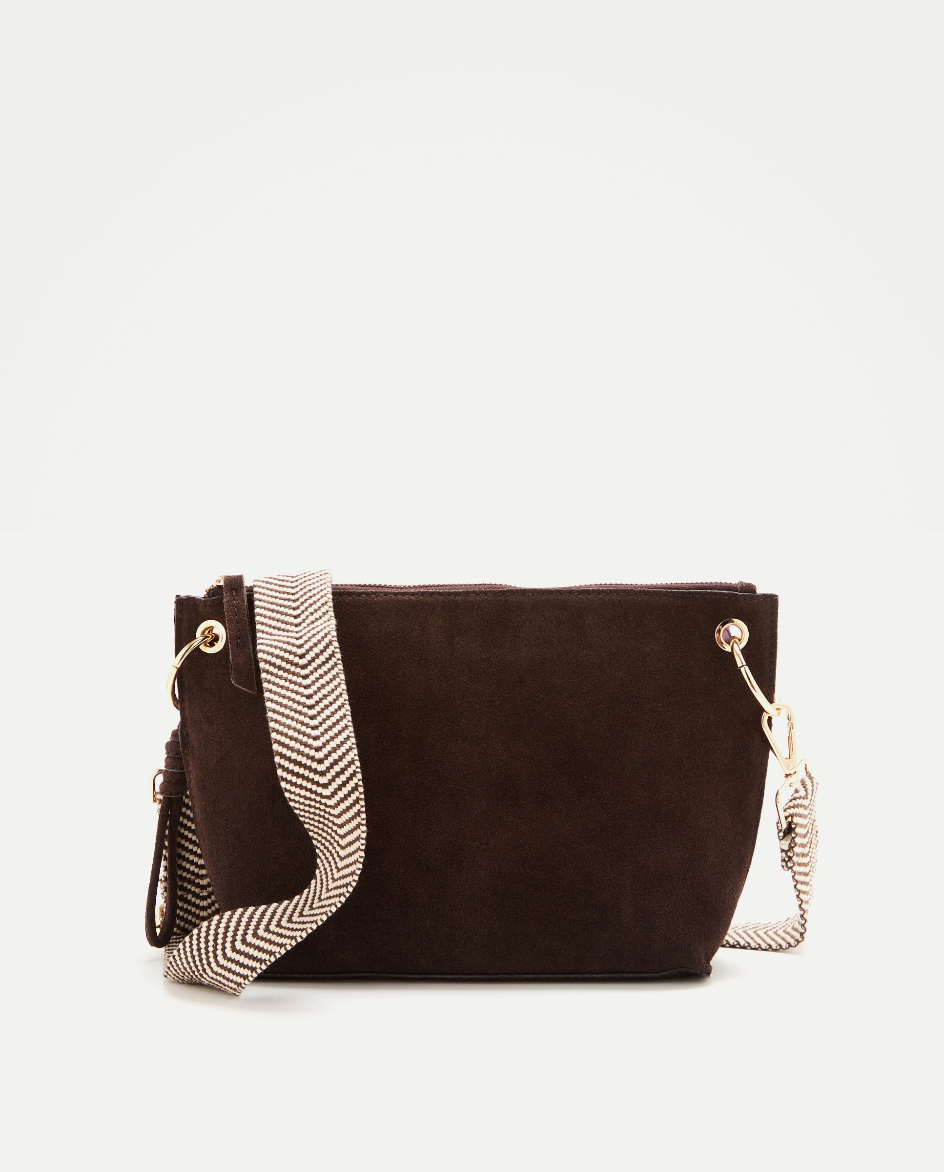 Bandolera de piel - Easy Wear - Chocolate Chocolate-1