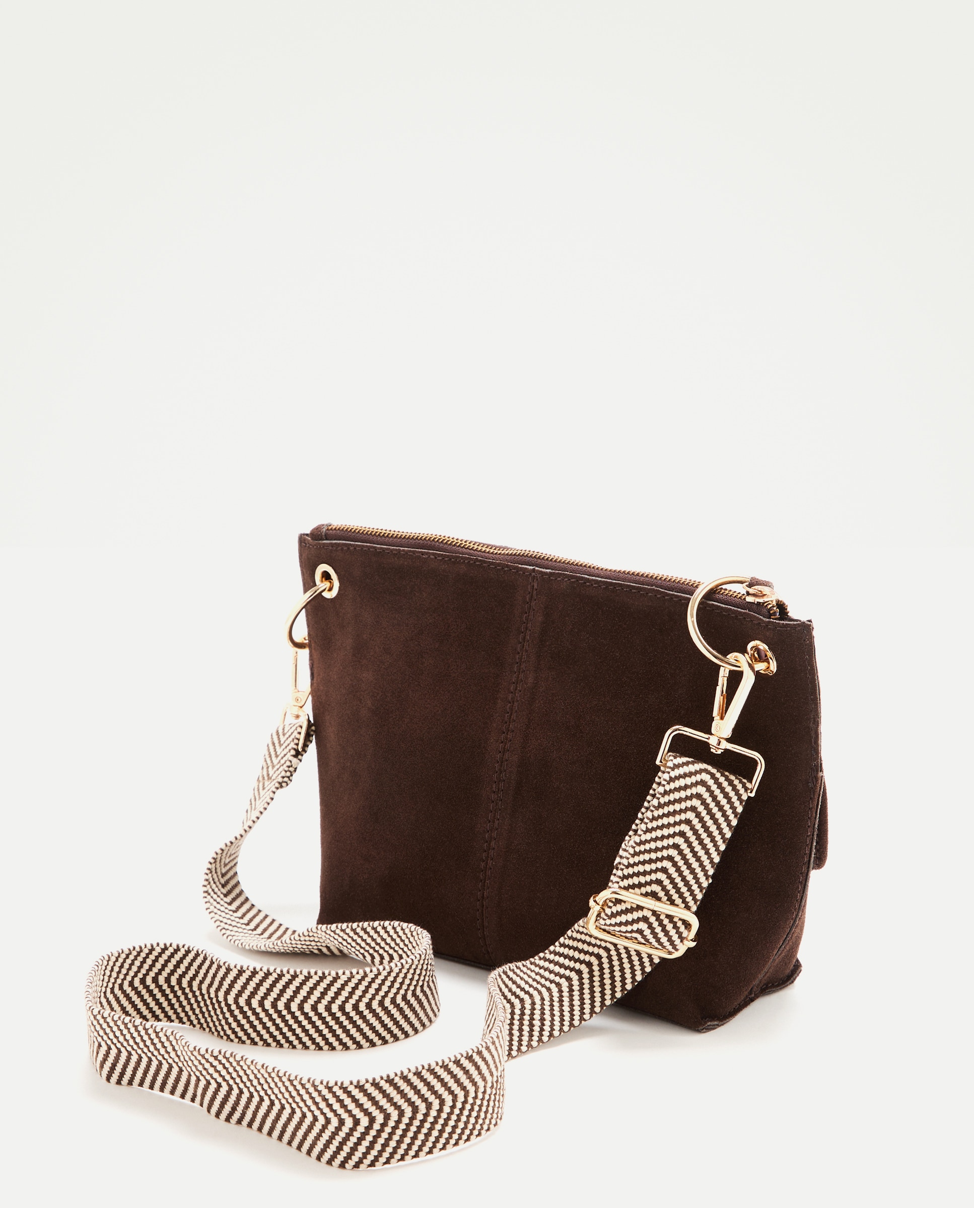 Bandolera de piel - Easy Wear - Chocolate Chocolate-2