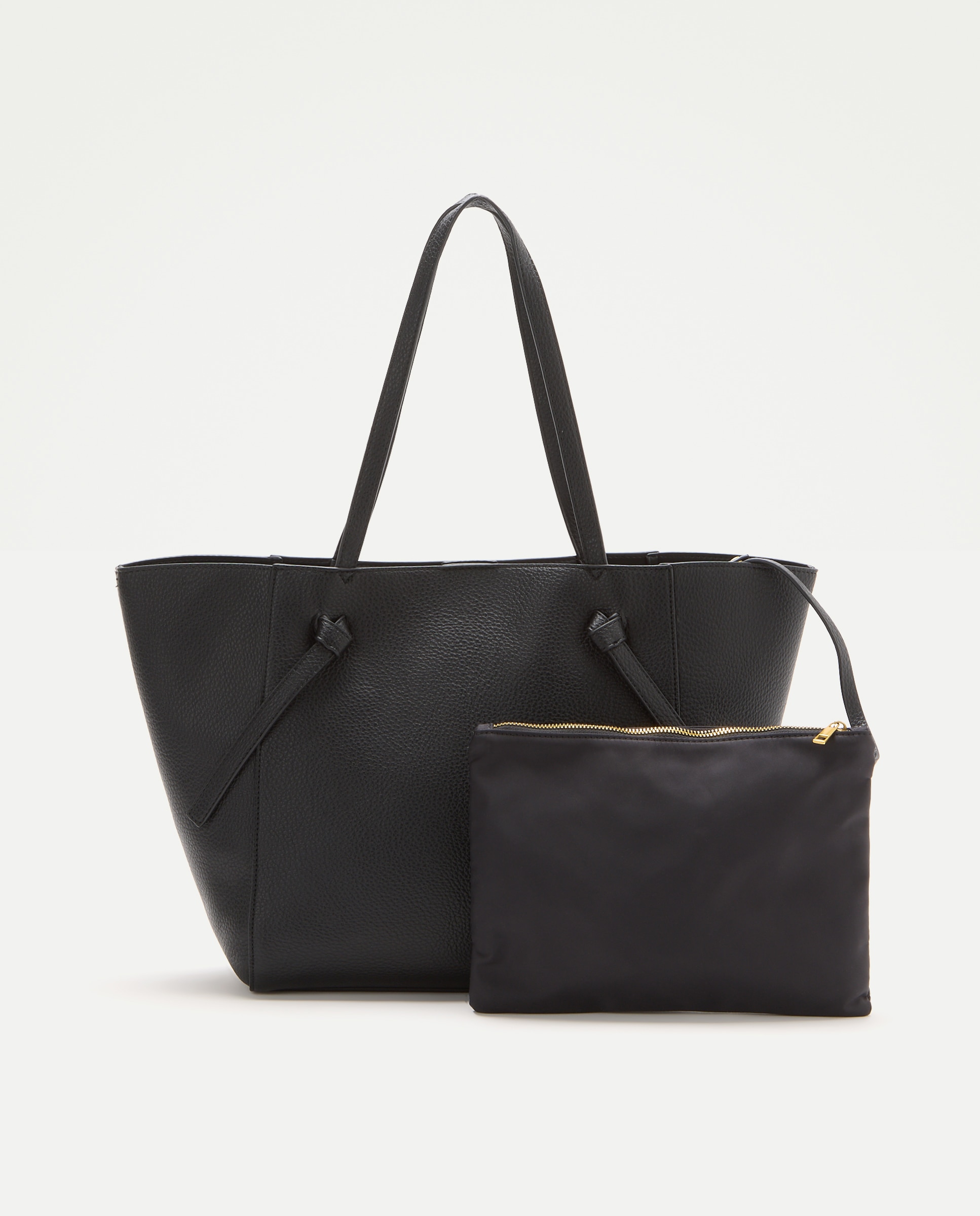 Mala Shopper com Nós Preto-3