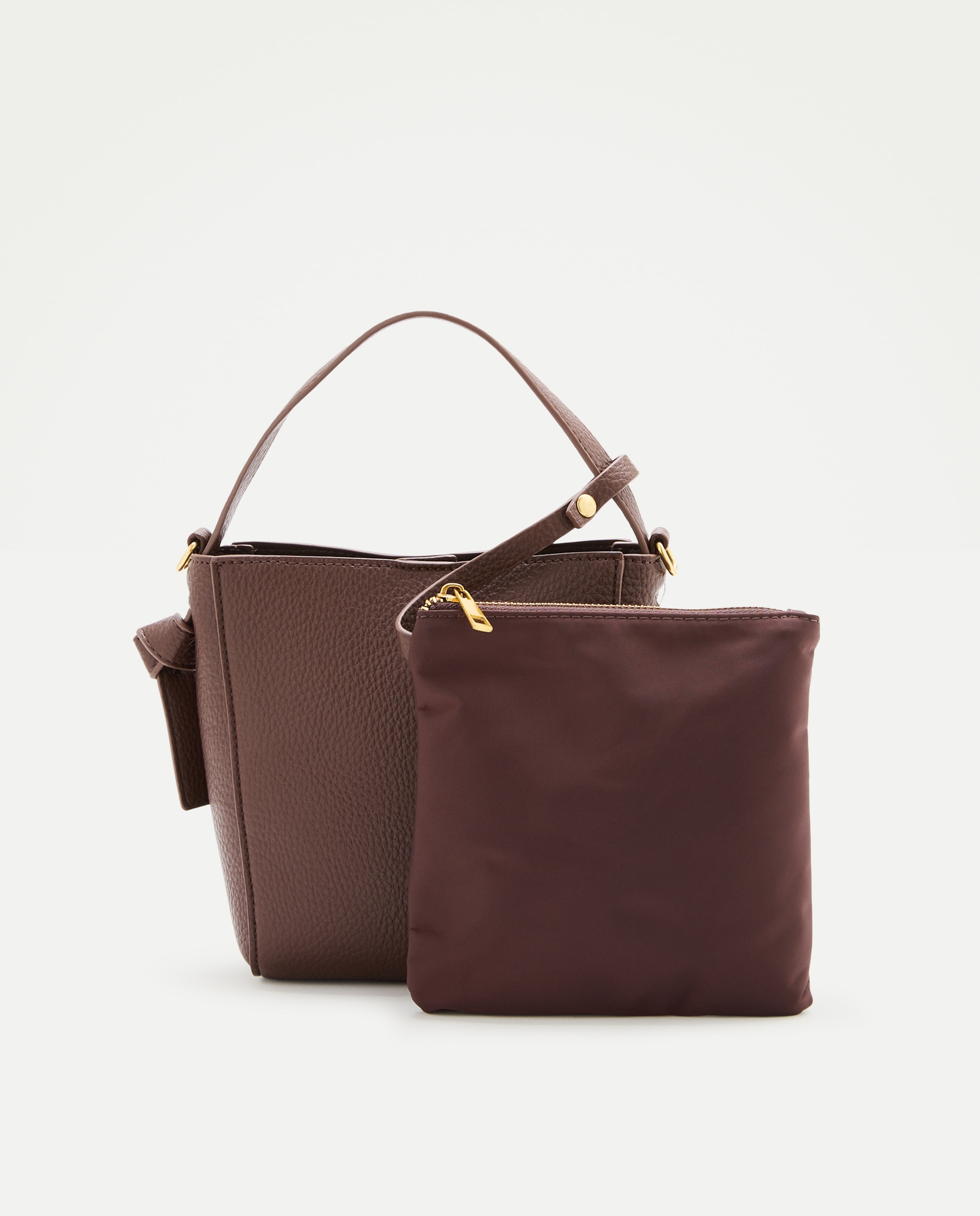 Mini bolso nudos - Easy Wear - Chocolate Chocolate-3