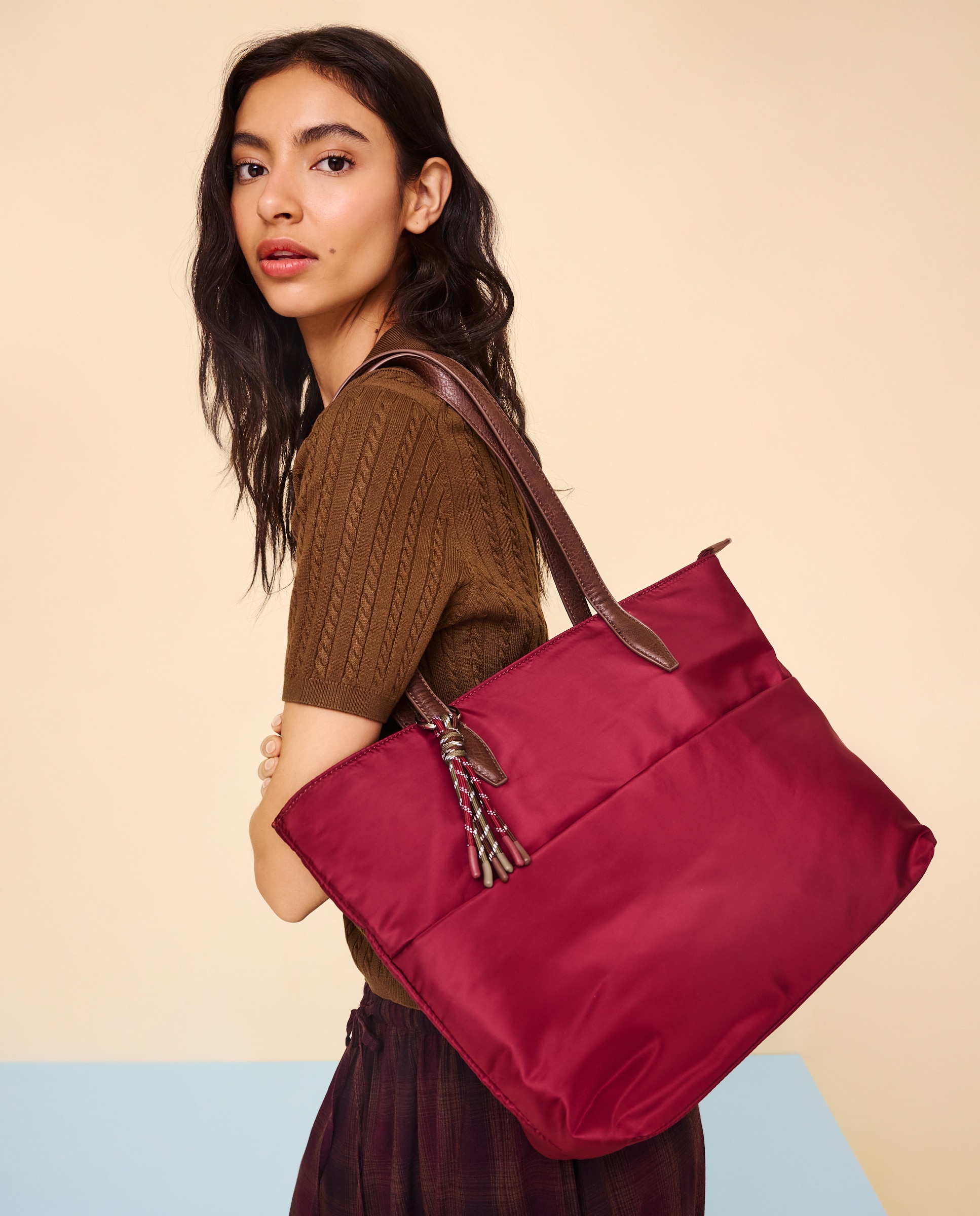 Saco con dos asas - Easy Wear - 291 Berenjena 291 Berenjena-5