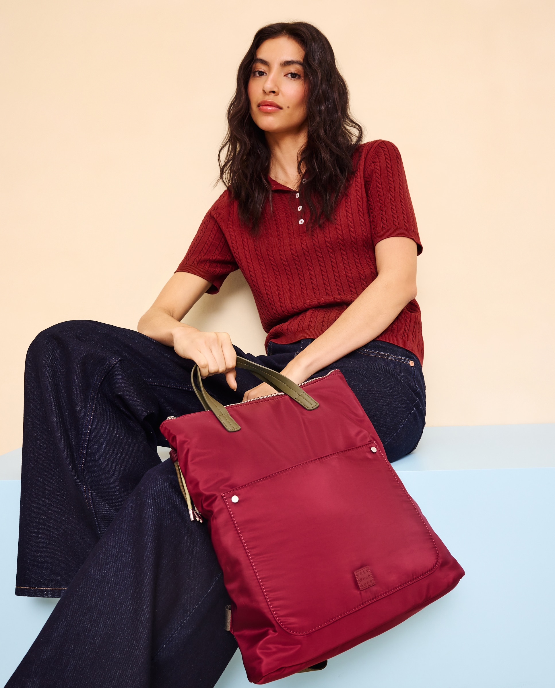 Mochila de Nylon 291 Beringela-6