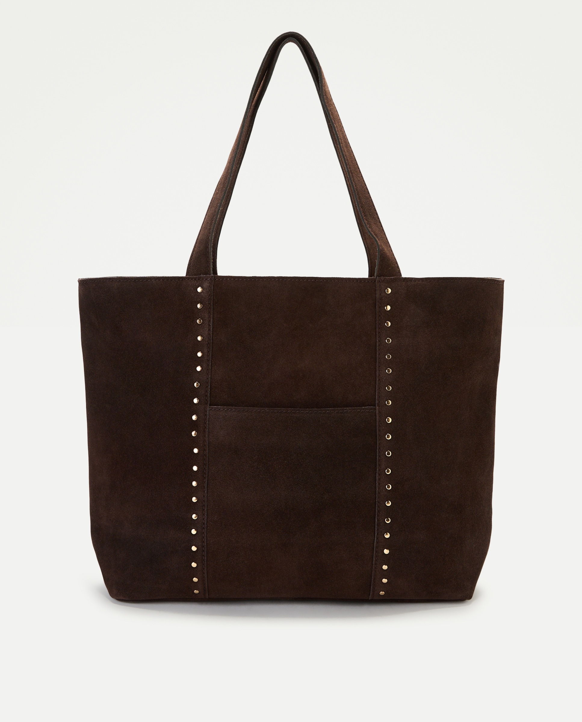 Shopper piel tachas - Easy Wear - Chocolate Chocolate-1