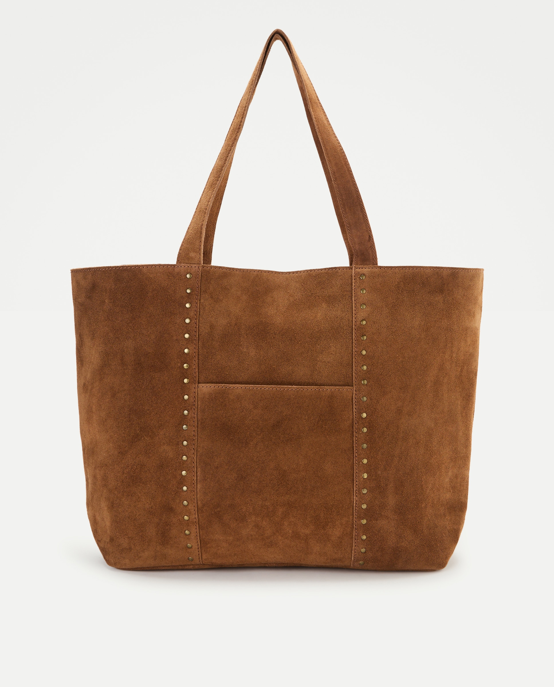 Imagem 0 de Mala Shopper em Pele com Tachas