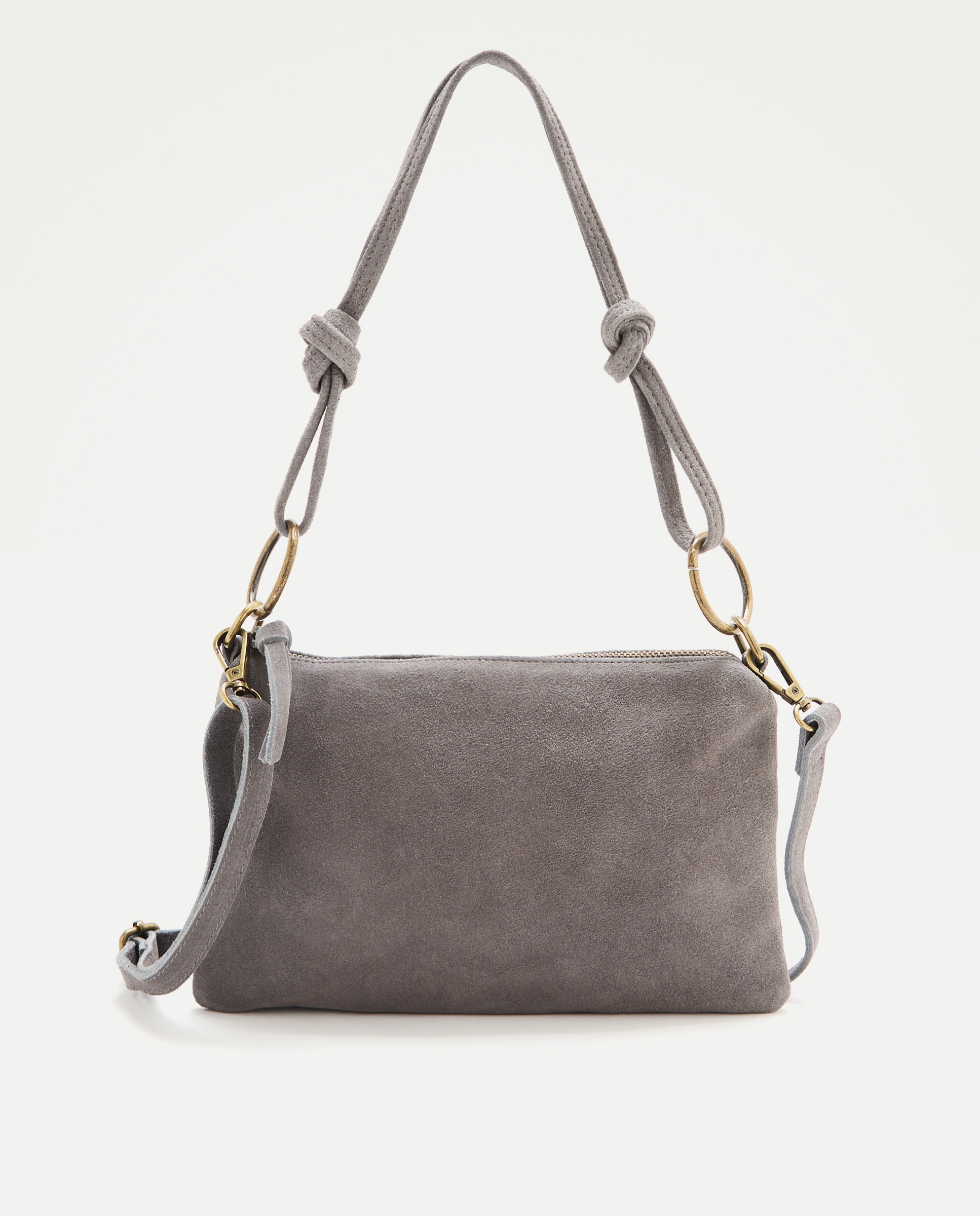 Imagem 0 de Mala Pouch em Pele com Aros