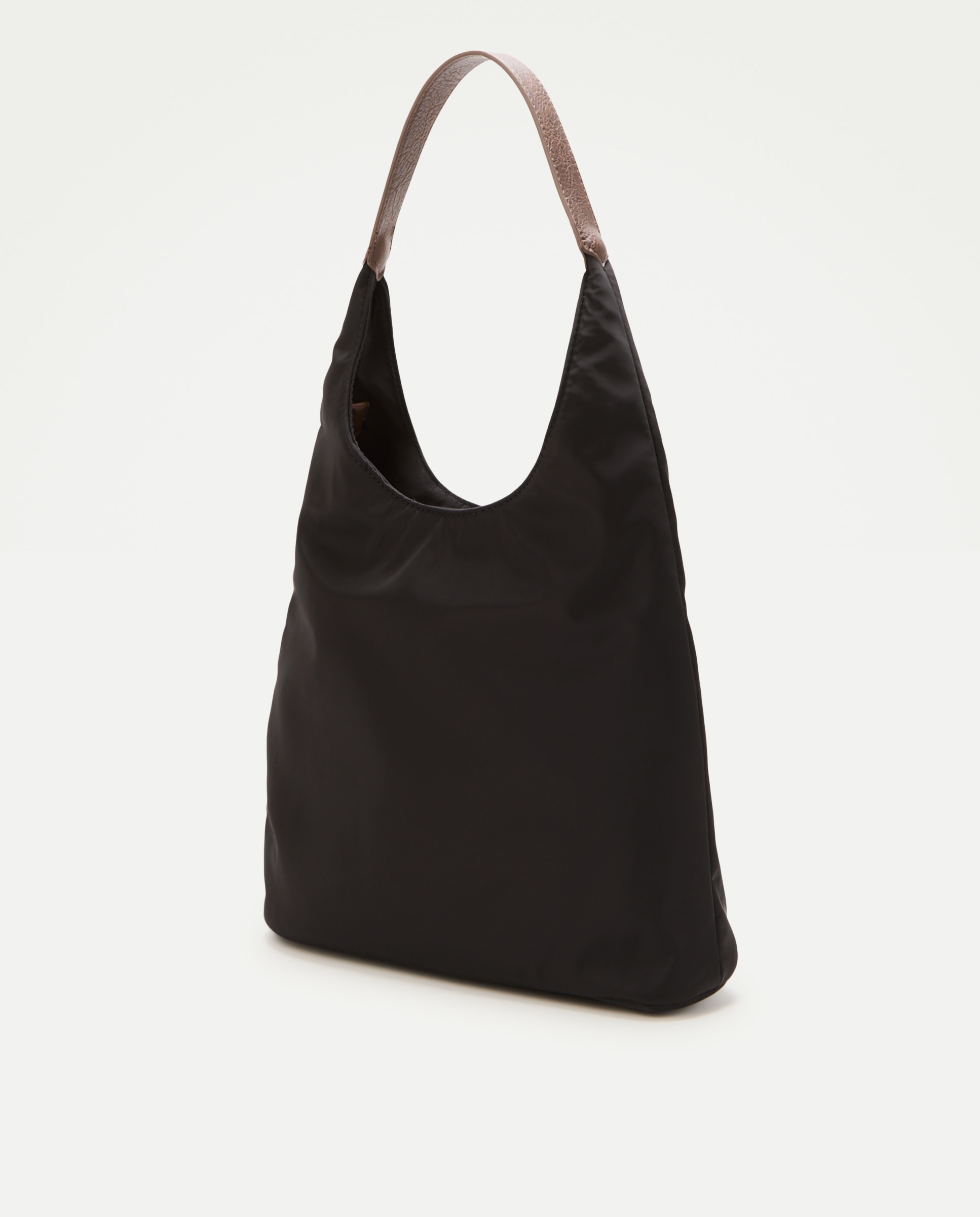 Hobo de nylon de mujer - Easy Wear - Negro Negro-2