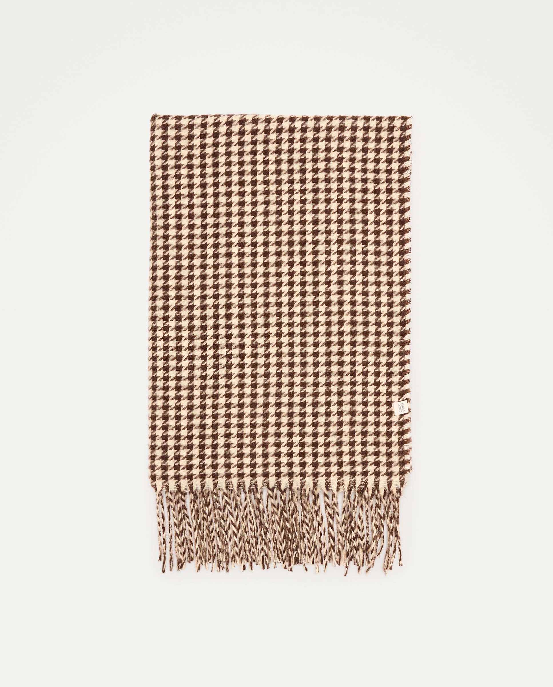 Imagem 0 de Cachecol Fino com Padrão Houndstooth