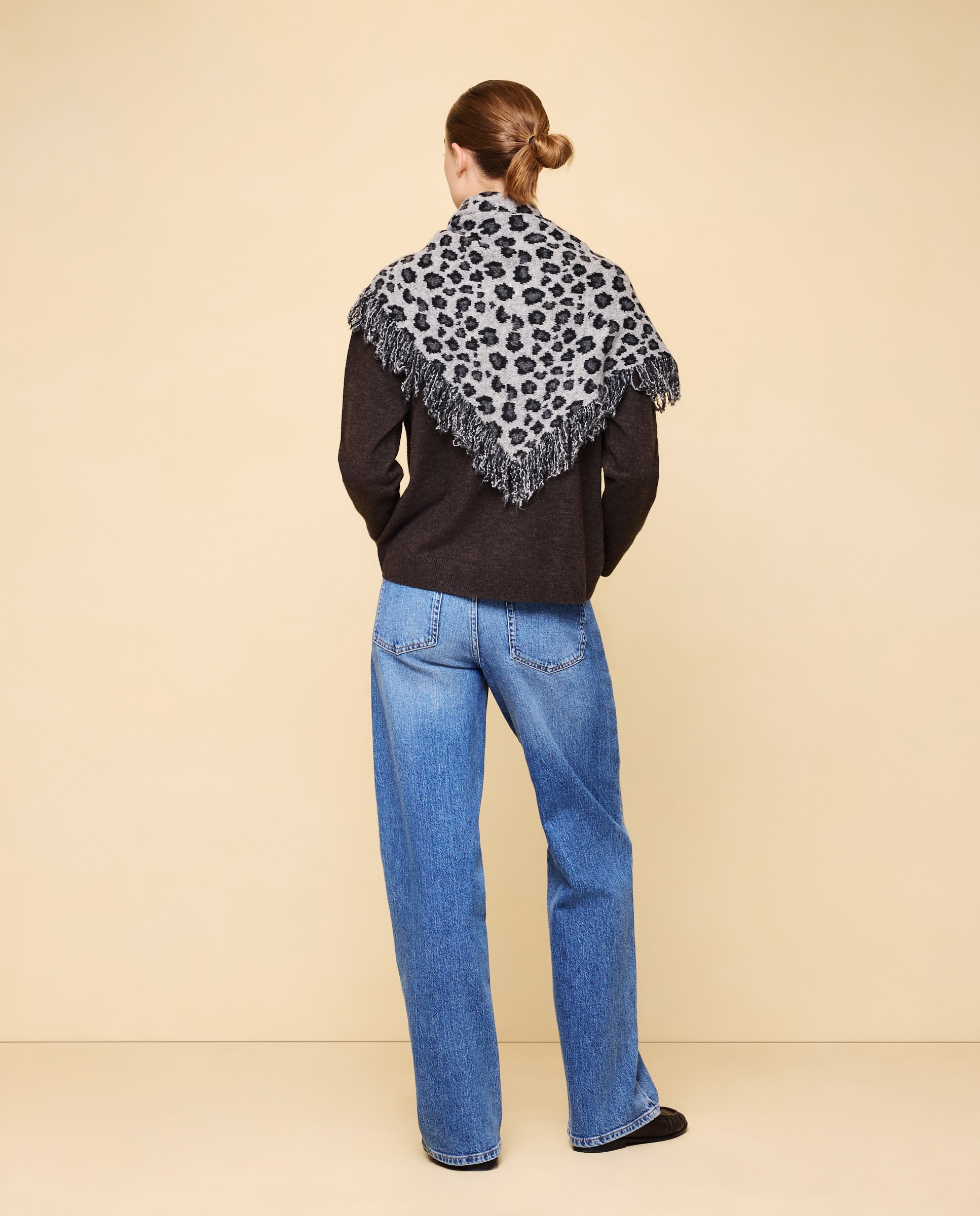 Imagen 4 de Toquilla leopardo mujer - Easy Wear - 820 Gris medio 820 Gris medio