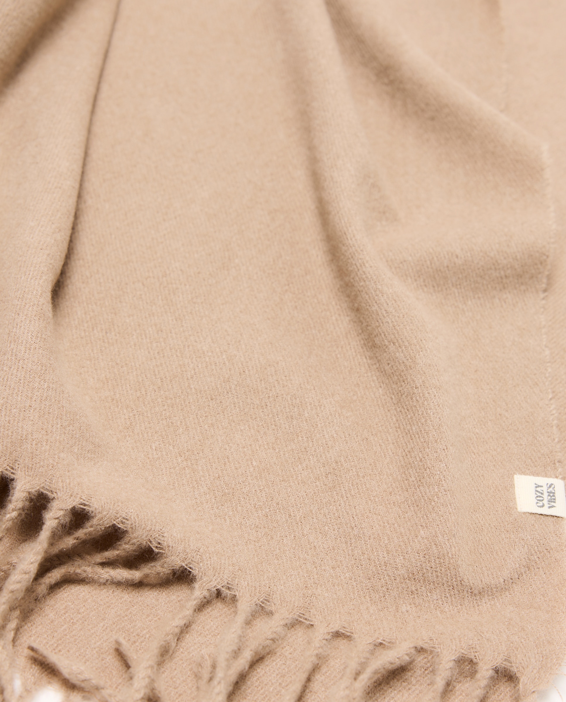Cachecol Fino Liso 730 Camel-3