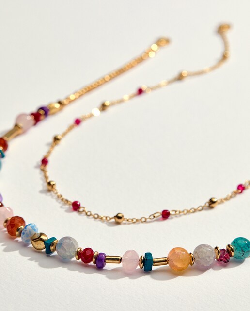 Pack collares de cristal de mujer