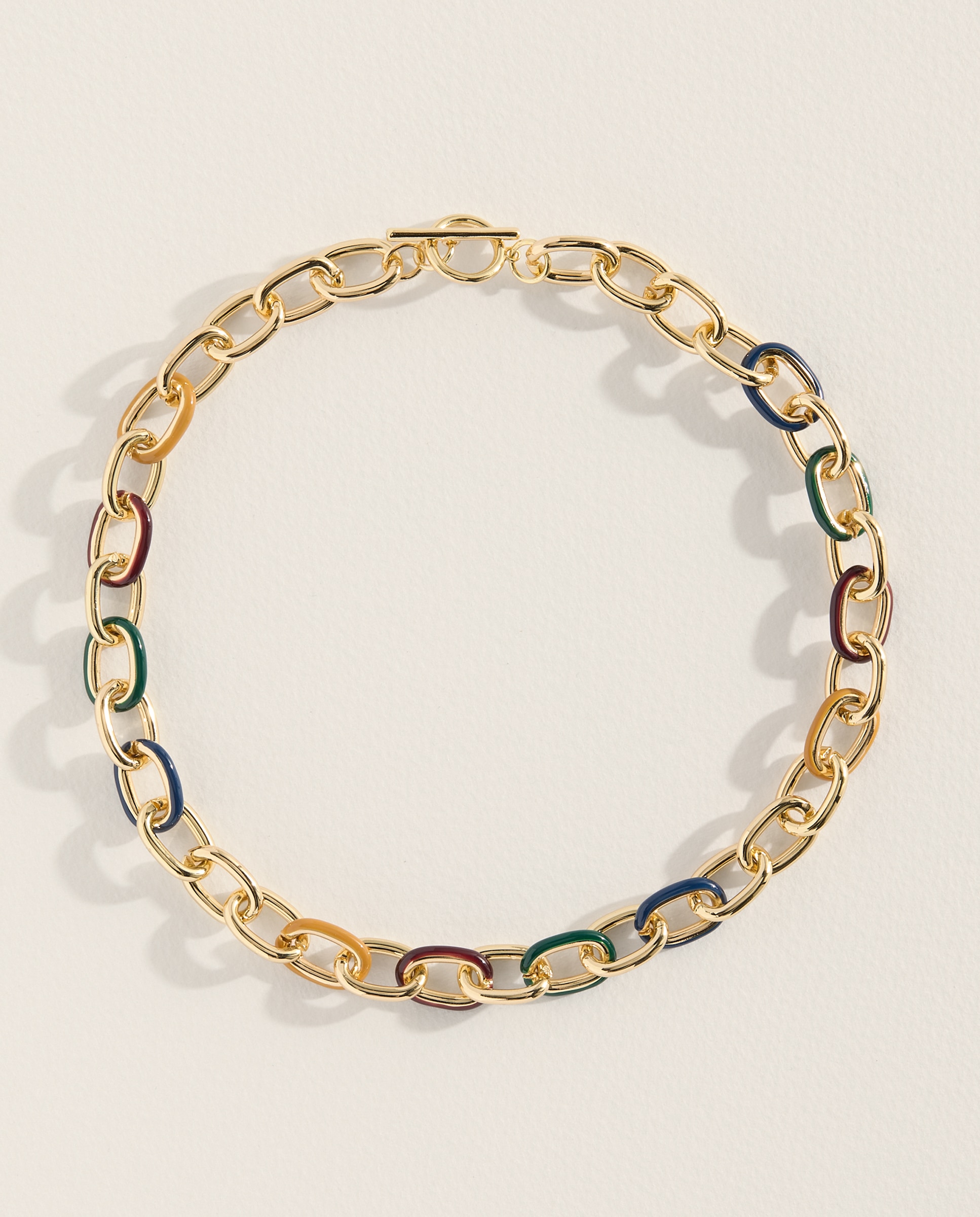 Collar eslabones multicolor - Easy Wear - 390 Oro 390 Oro-2
