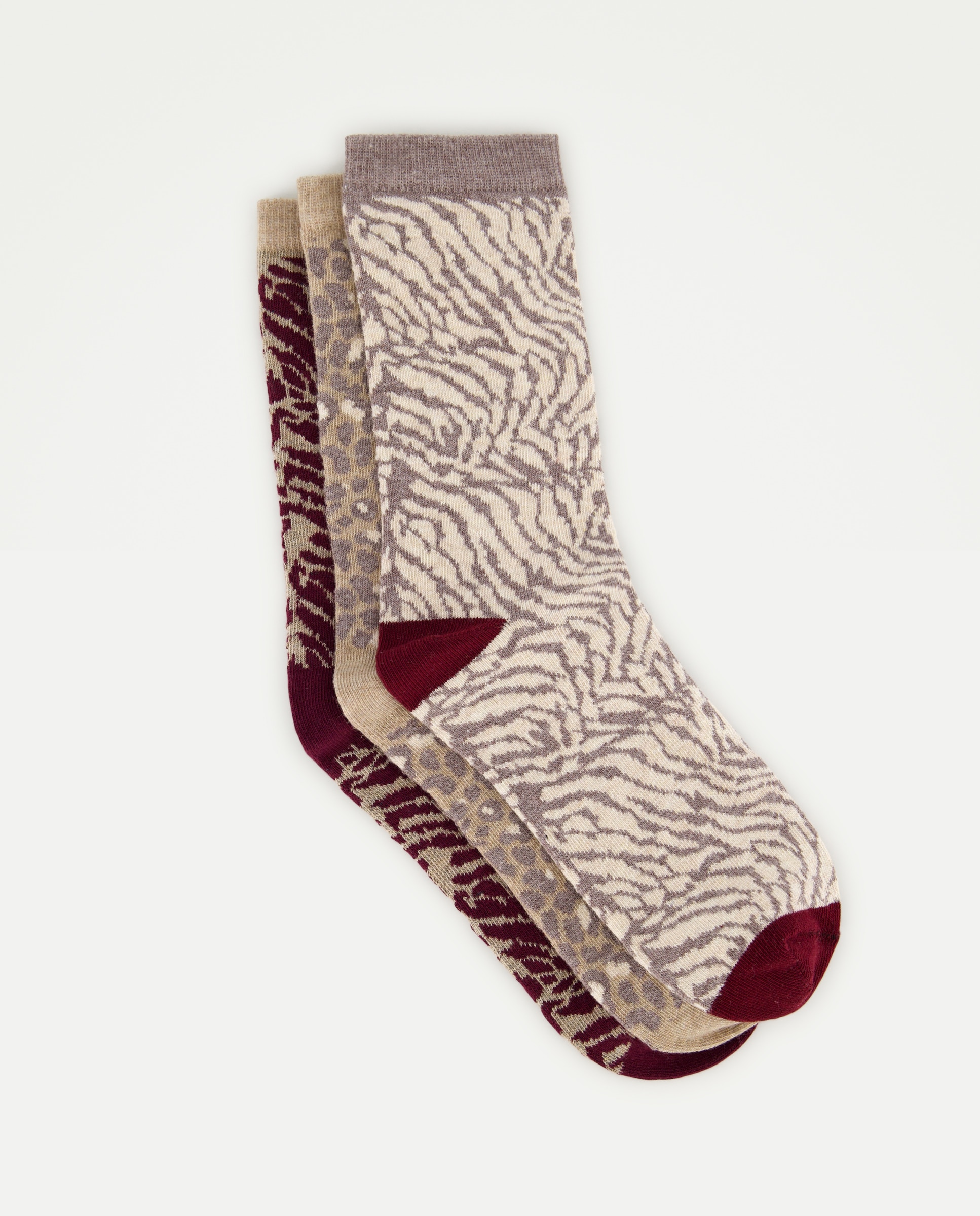Imagem 0 de Pack de Meias com Animal Print