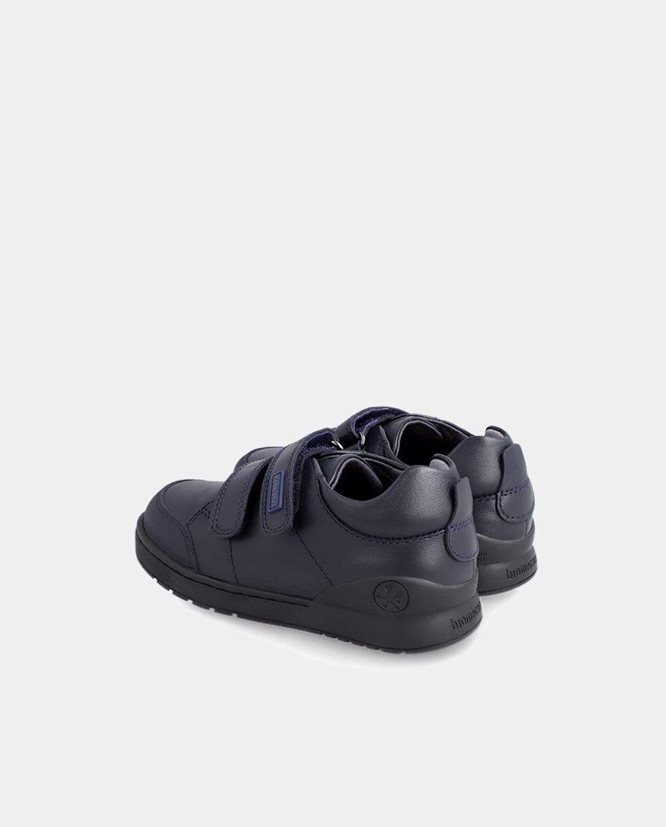 Sapatos de Bebé com Biqueira Reforçada e Duplo Fecho Aderente - Azul-Marinho Biomecanics Azul-marinho-5