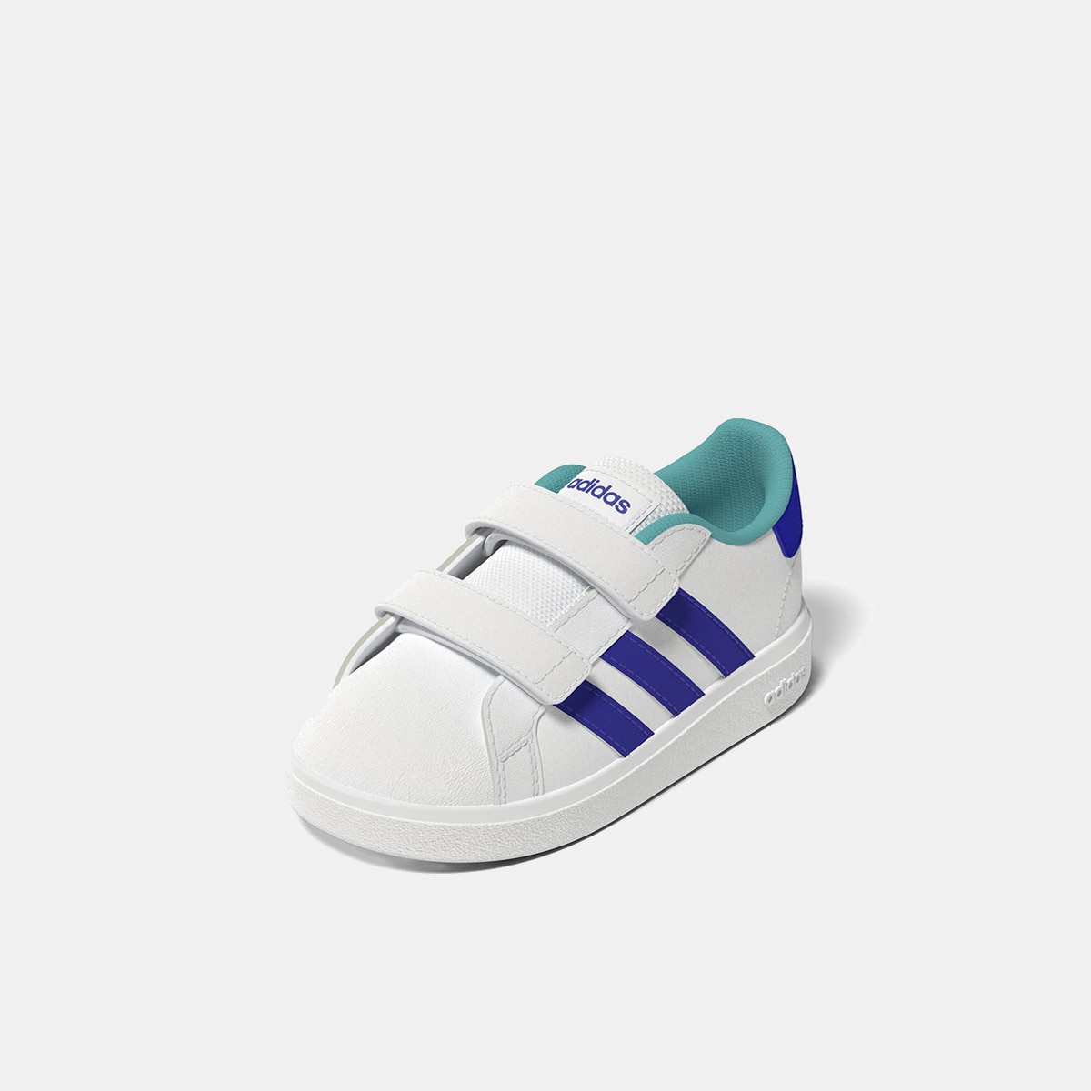 Sapatilhas Grand Court Lifestyle com Velcro adidas Branco-1