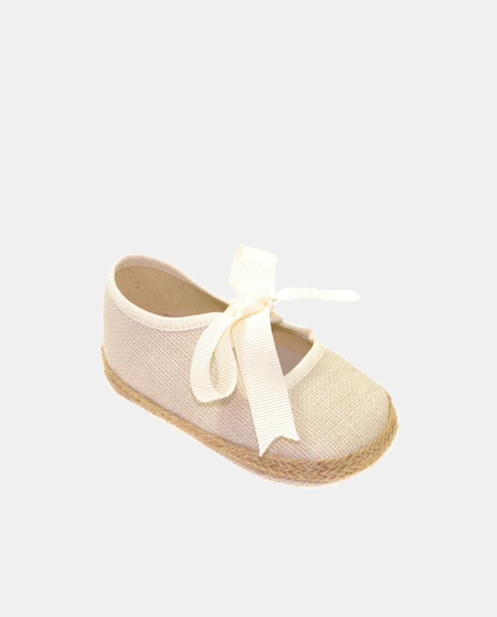 Imagen 1 de Pepitos de bebé niño en lino con lazo - Chuches - Beige Beige