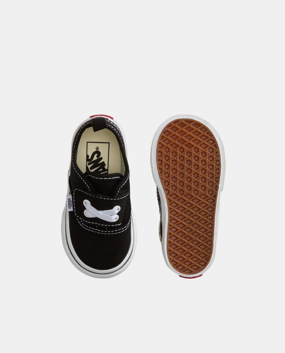 Sapatilhas causal modelo Authentic preto, com fecho aderente-elástico Vans Preto-4
