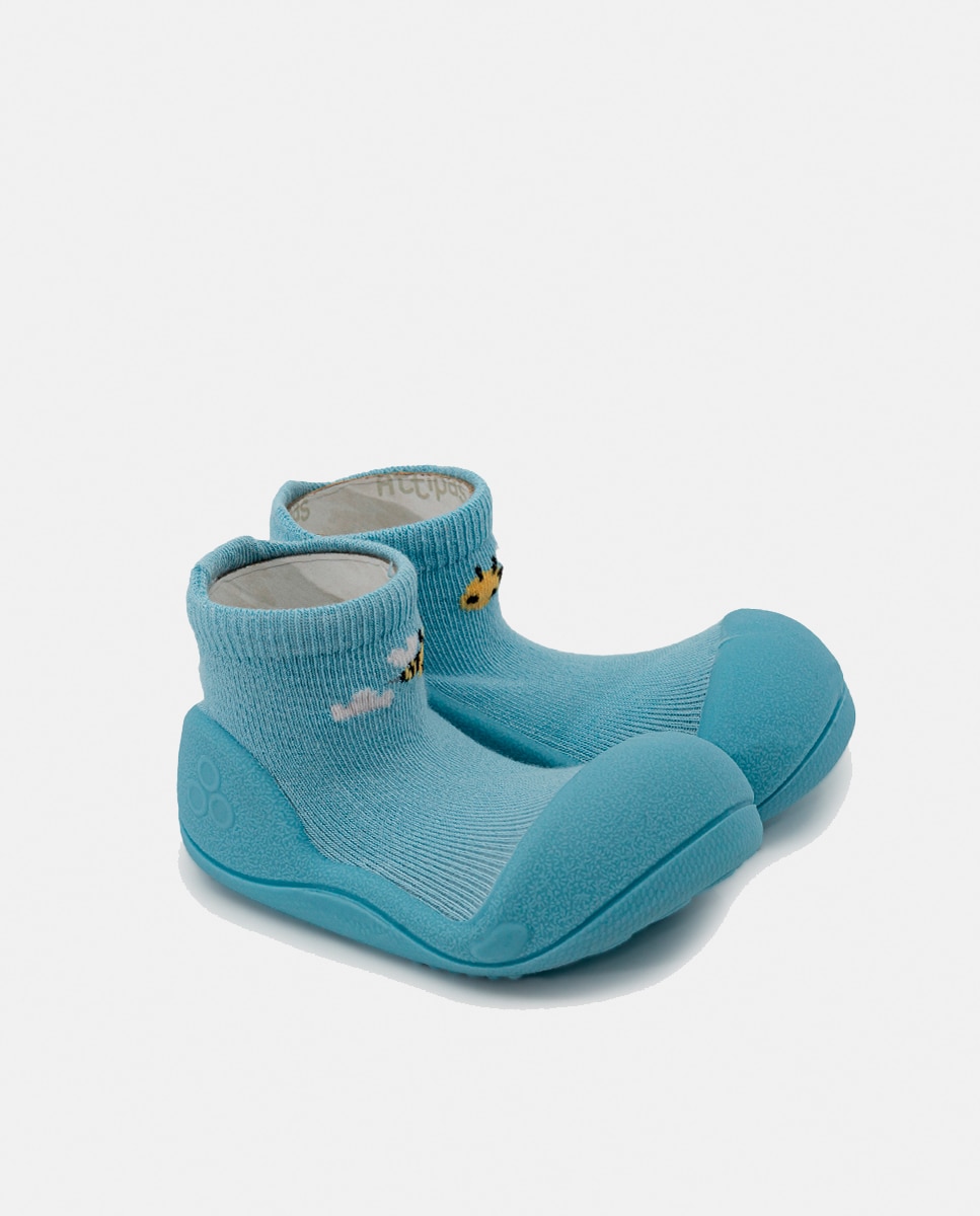 Botas de Tricot de Bebé Attipas Azul-claro-2