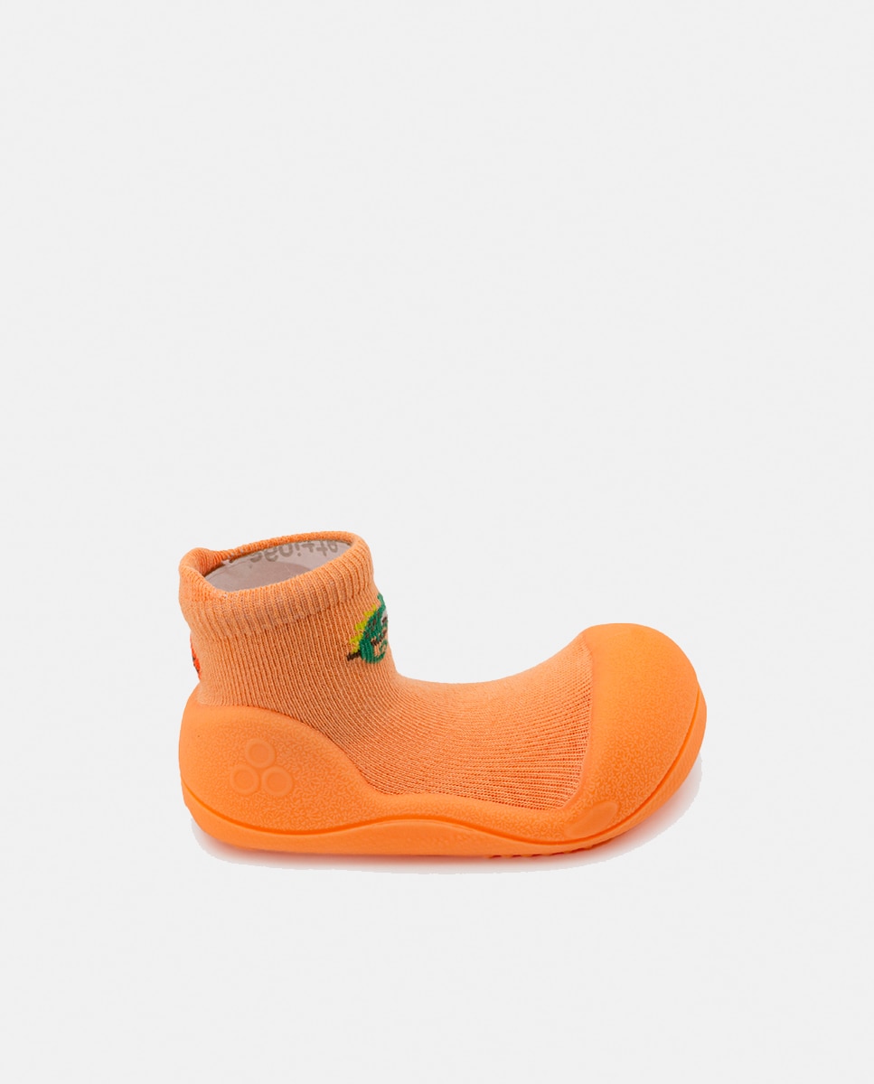 Botas de Tricot de Bebé Attipas Pêssego Natural-1