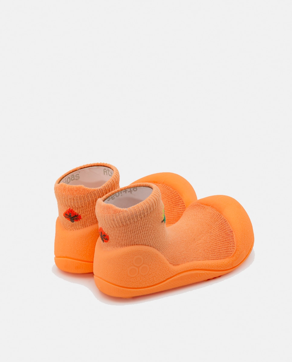 Botas de Tricot de Bebé Attipas Pêssego Natural-3