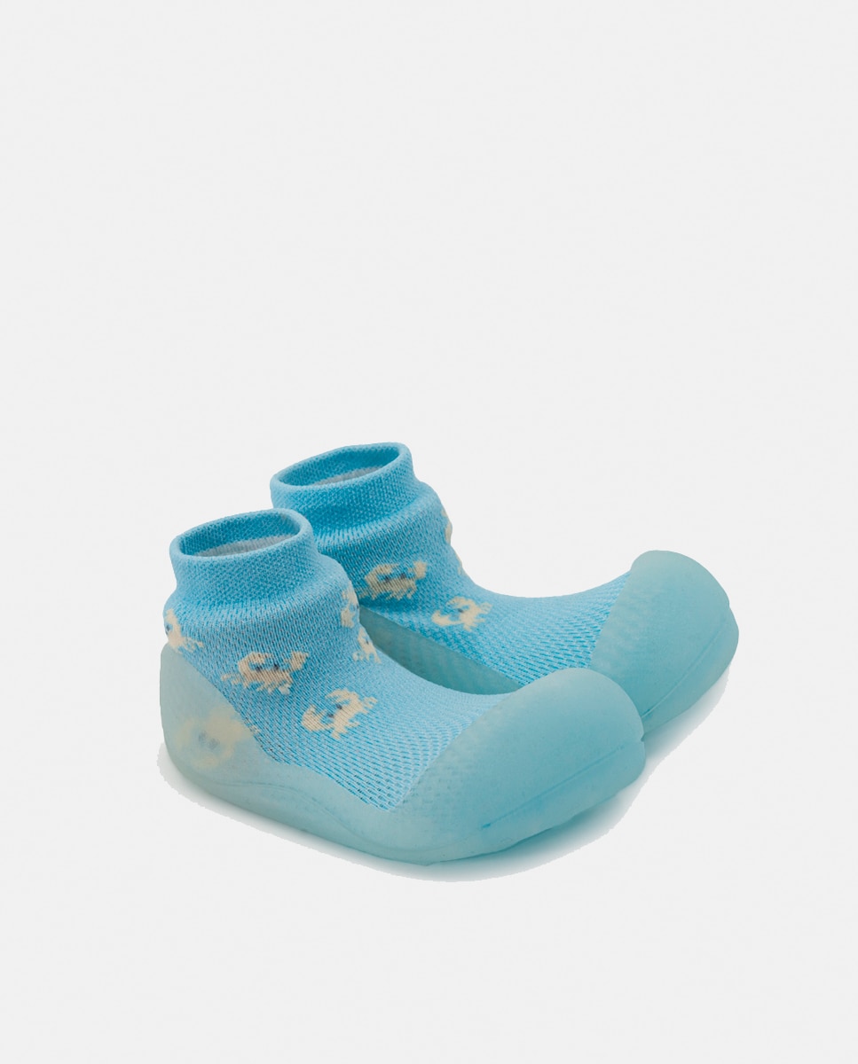 Botas de Tricot de Bebé Attipas Azul-claro-2