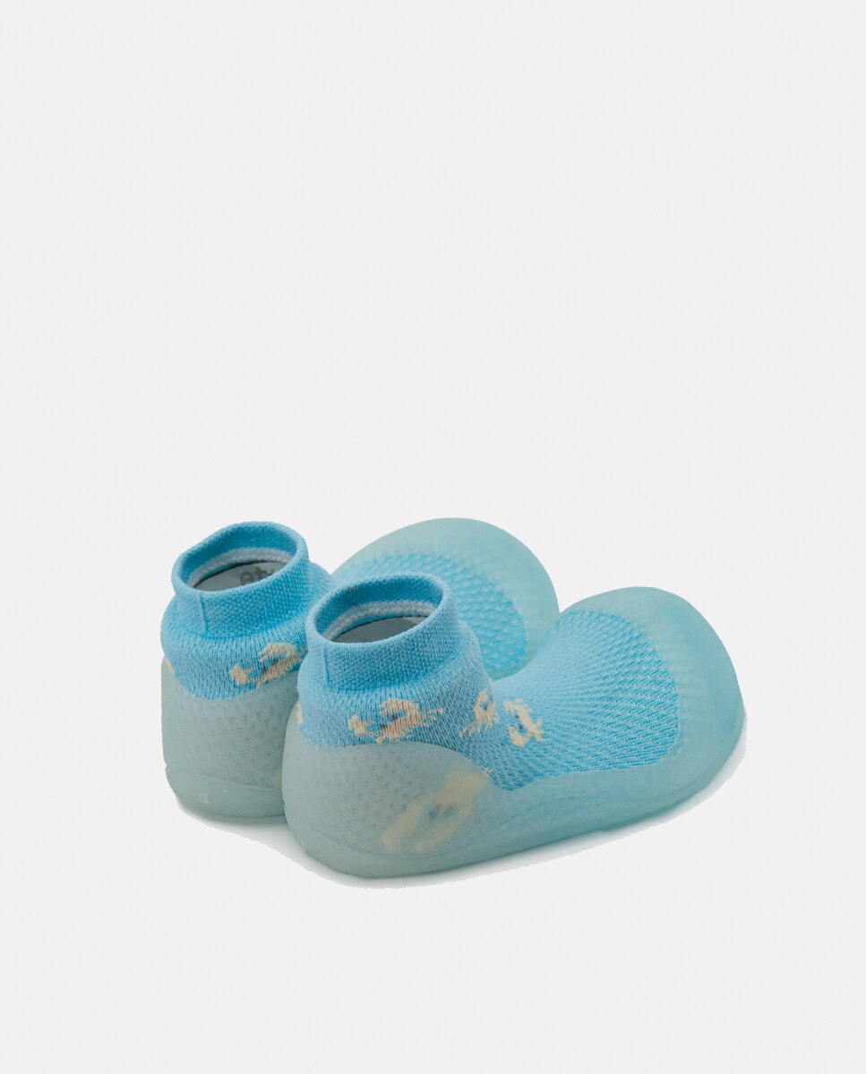 Botas de Tricot de Bebé Attipas Azul-claro-3