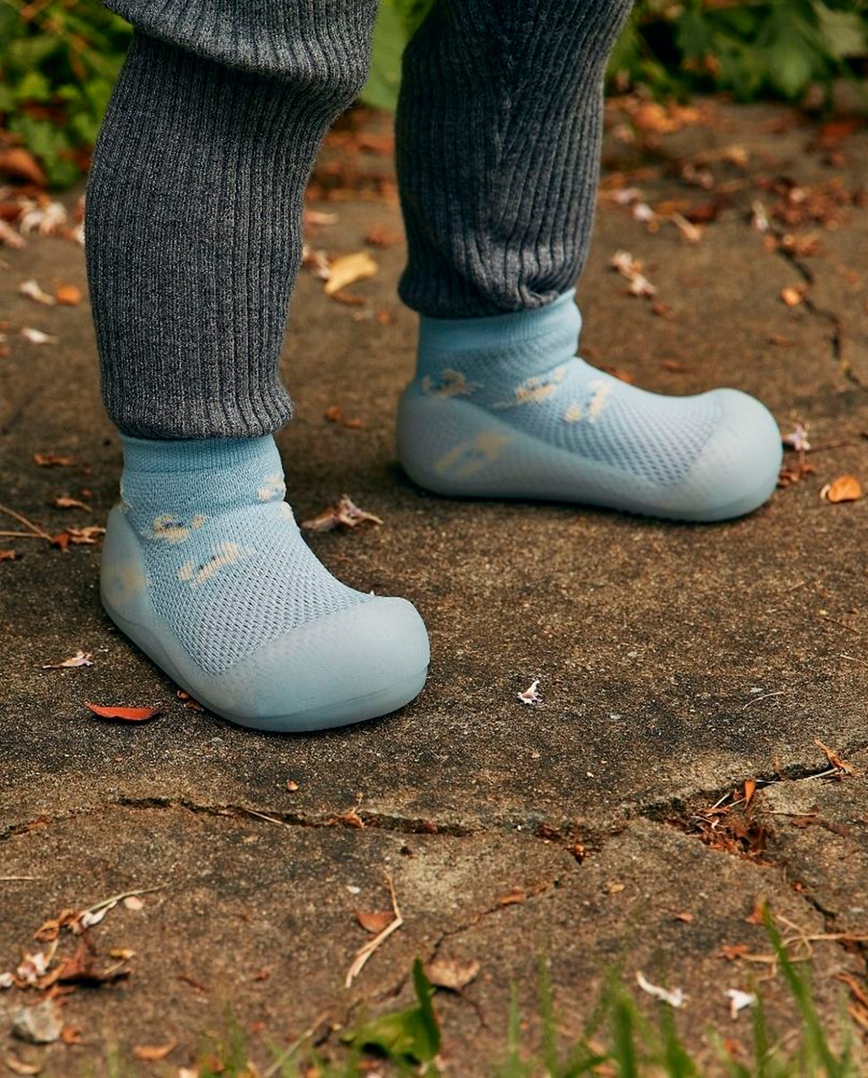 Botas de Tricot de Bebé Attipas Azul-claro-4