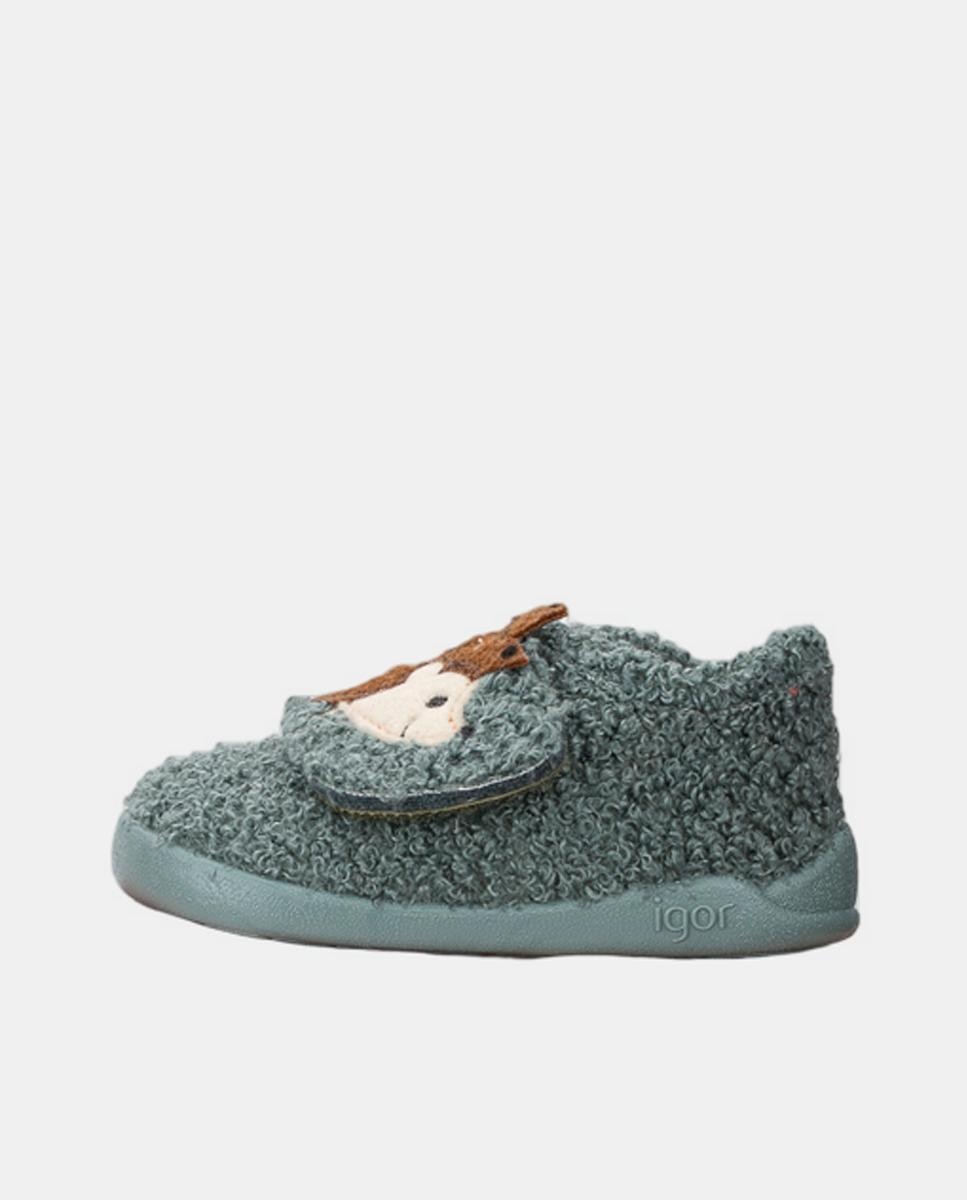 Pantufas de Criança com Conceito Barefoot Medium Verde-6